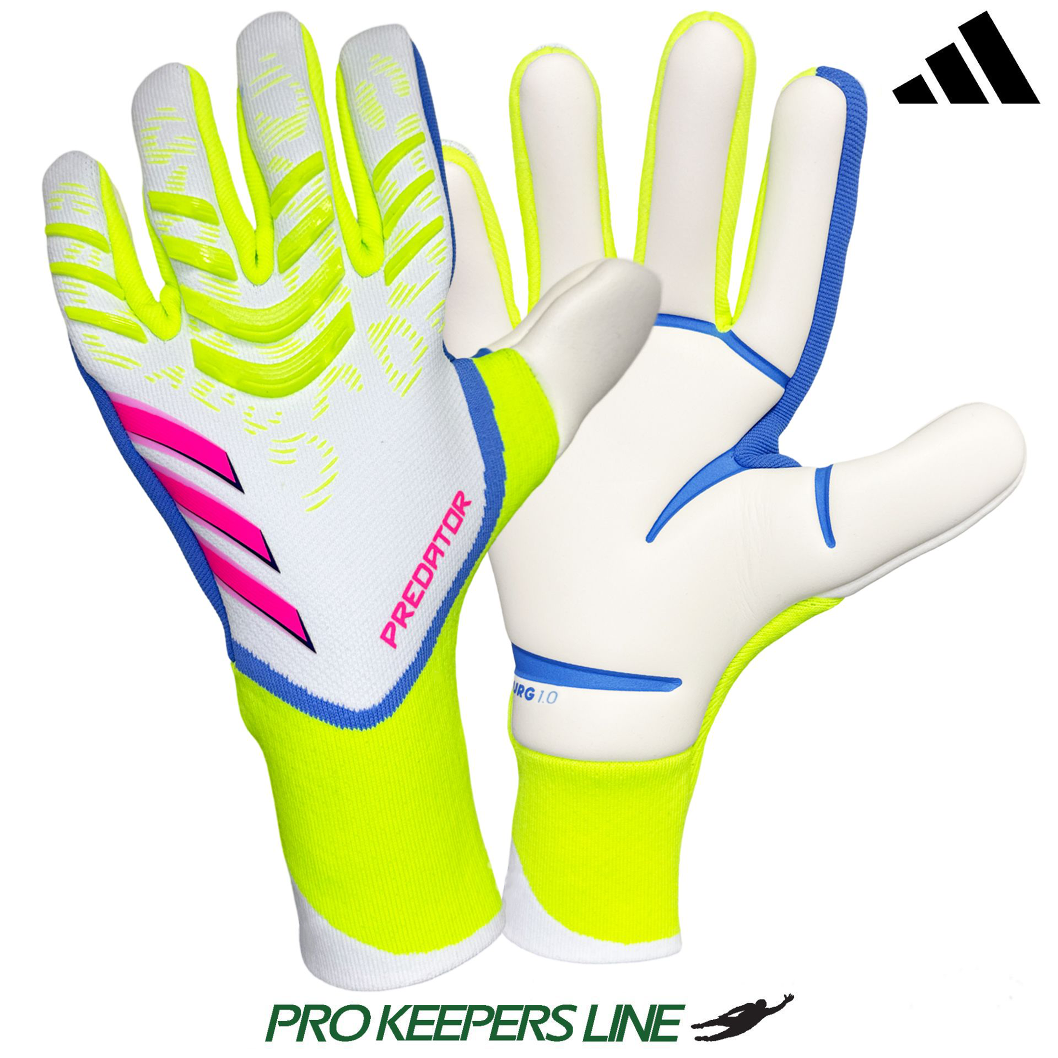 ADIDAS PREDATOR GL PRO PROMO WHITE/LUCID LEMON/LUCID PINK ADIDAS PREDATOR GL PRO PROMO WHITE/LUCID LEMON/LUCID PINK