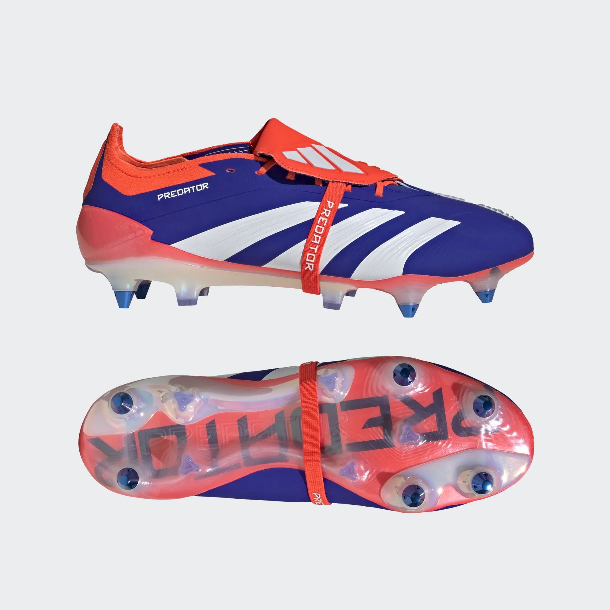 ADIDAS PREDATOR ELITE FT SG LUCID BLUE/WHITE/SOLAR RED ADIDAS PREDATOR ELITE FT SG LUCID BLUE/WHITE/SOLAR RED
