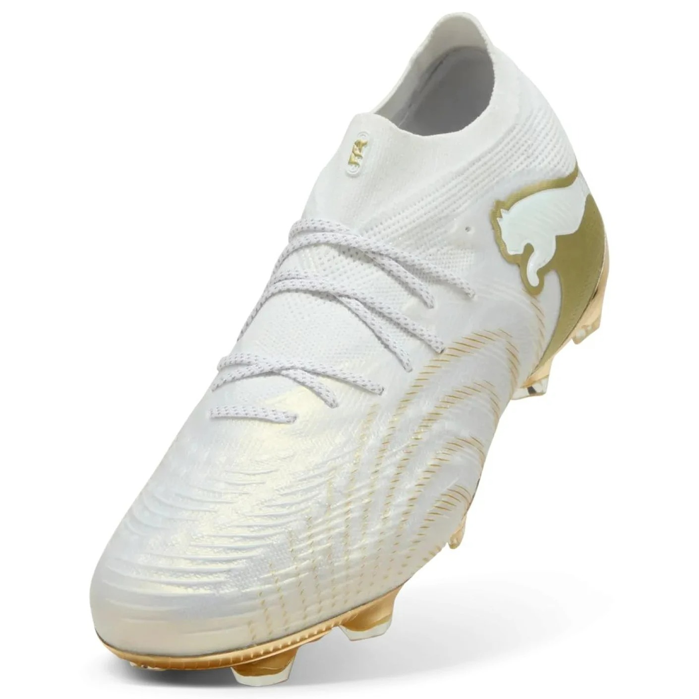 PUMA FUTURE 9 ULTIMATE FG PUMA WHITE-METALLIC GOLD-PUMA BLACK