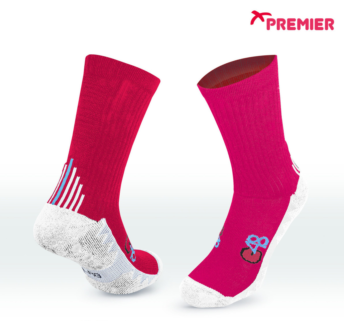 PREMIER PST G48 GRIP SOCKS RED