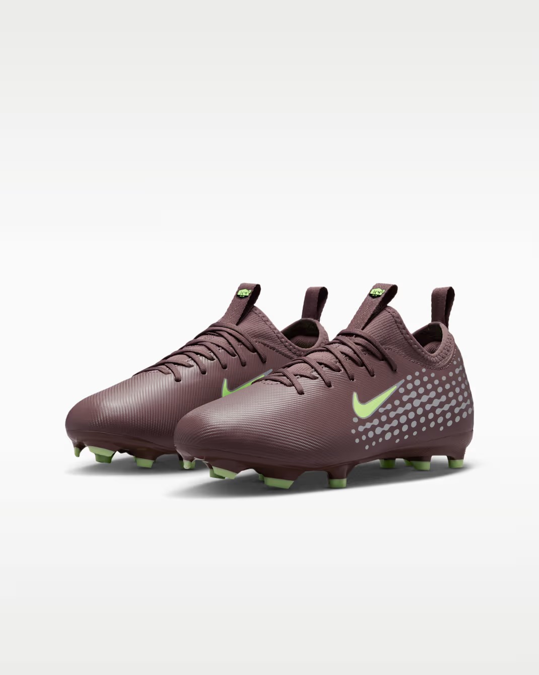 NIKE JR ZOOM VAPOR 16 ACADEMY KM FG/MG PLUM ECLPSE/METALLIC