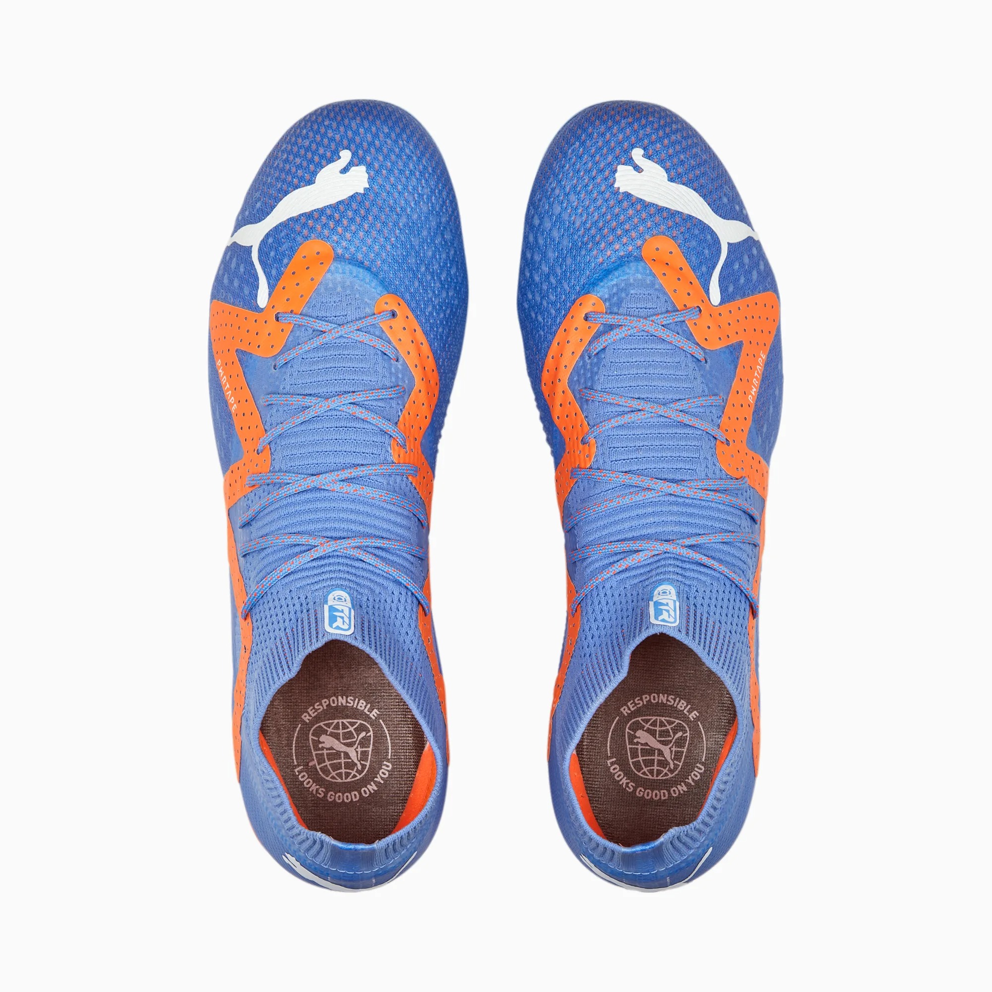 PUMA FUTURE ULTIMATE FG/AG BLUE-WHITE-ULTRA ORANGE