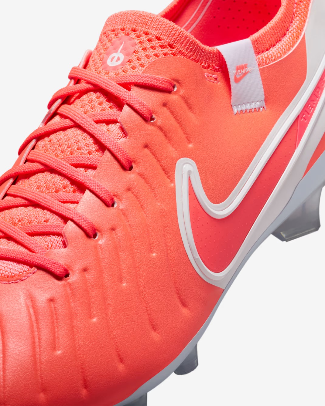 NIKE TIEMPO LEGEND 10 ELITE FG LHOT LAVA/WHITE