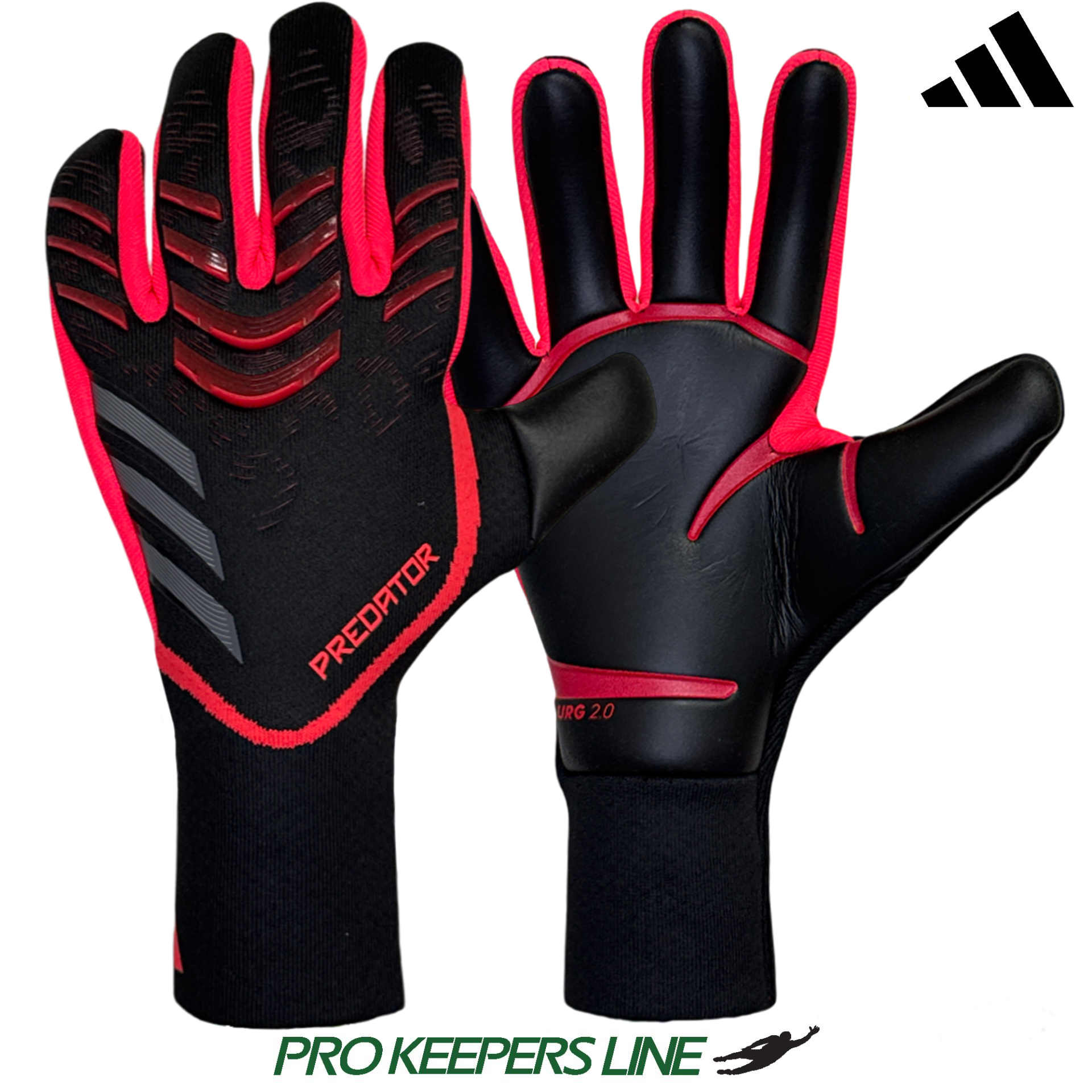 adidas predator gl pro black back lucid red.jpg ADIDAS PREDATOR GL PRO BLACK/BLACK/LUCID RED