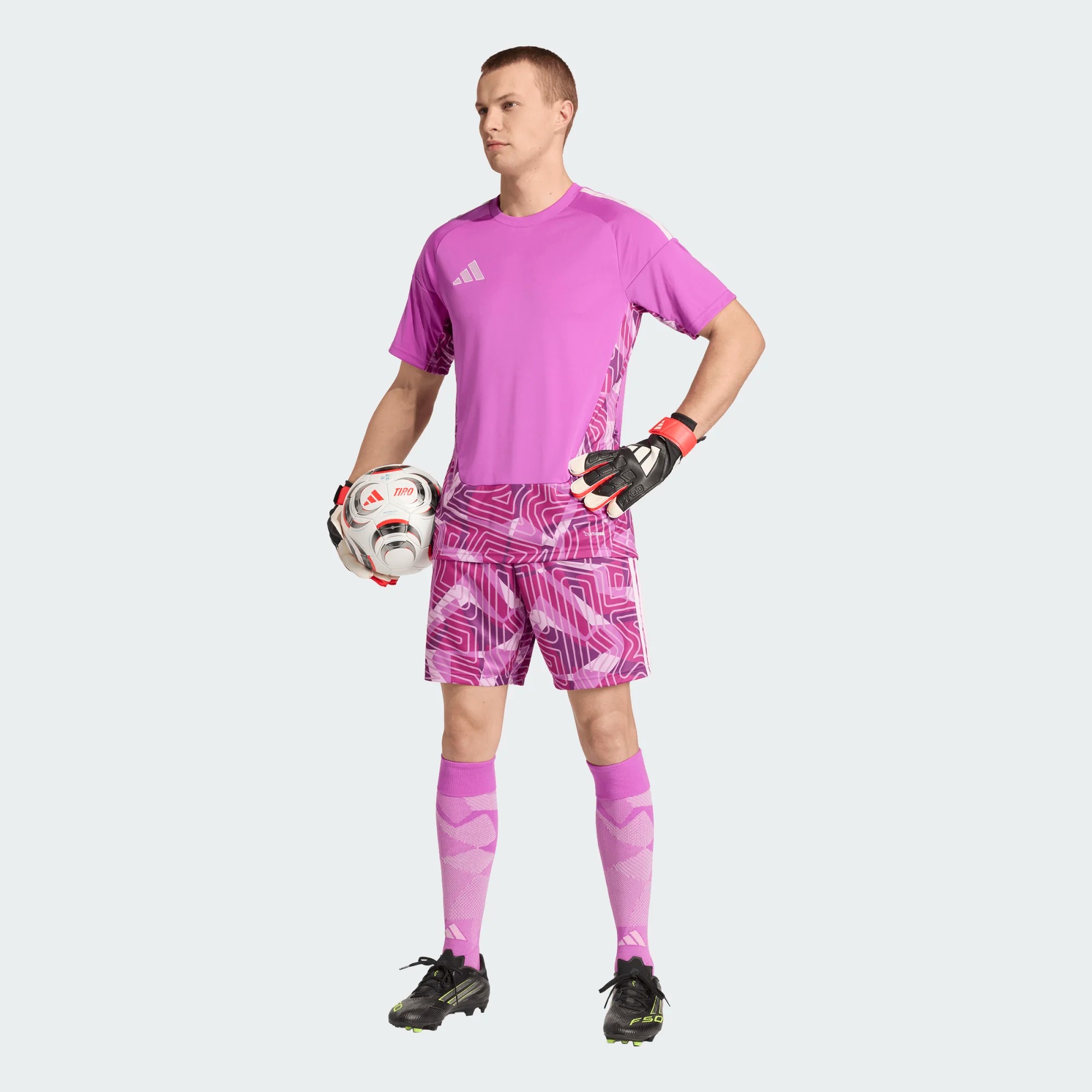ADIDAS TIRO26 COMPETITION GK SHORT FLASH PINK