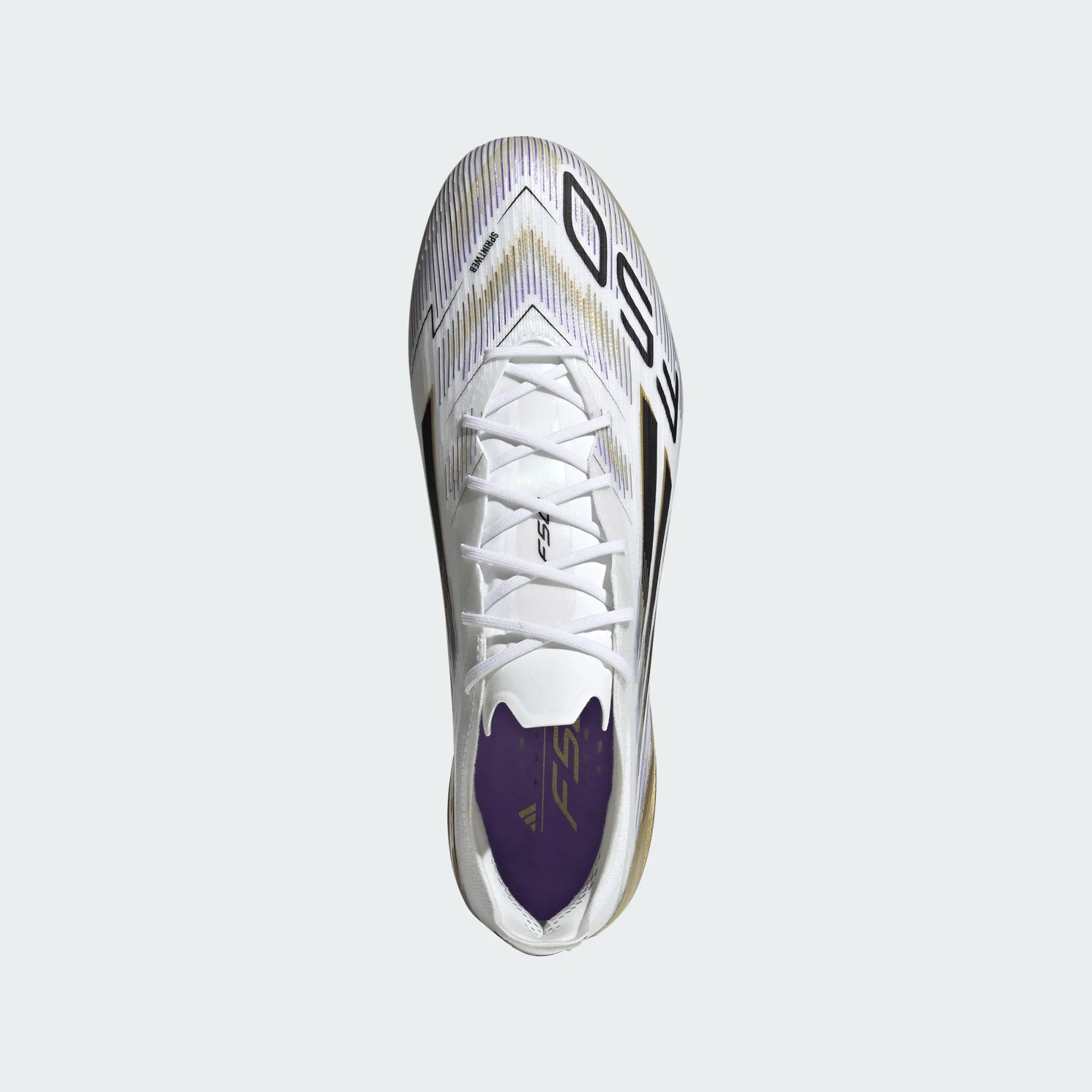 ADIDAS F50 ELITE FG WHITE/BLACK/GOLD METALLIC ADIDAS F50 ELITE FG WHITE/BLACK/GOLD METALLIC