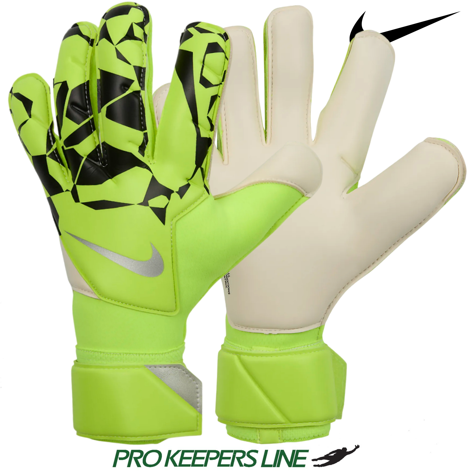 NIKE VAPOR GRIP3 VOLT/BLACK/METALLIC | 8 | HQ0304-702-8