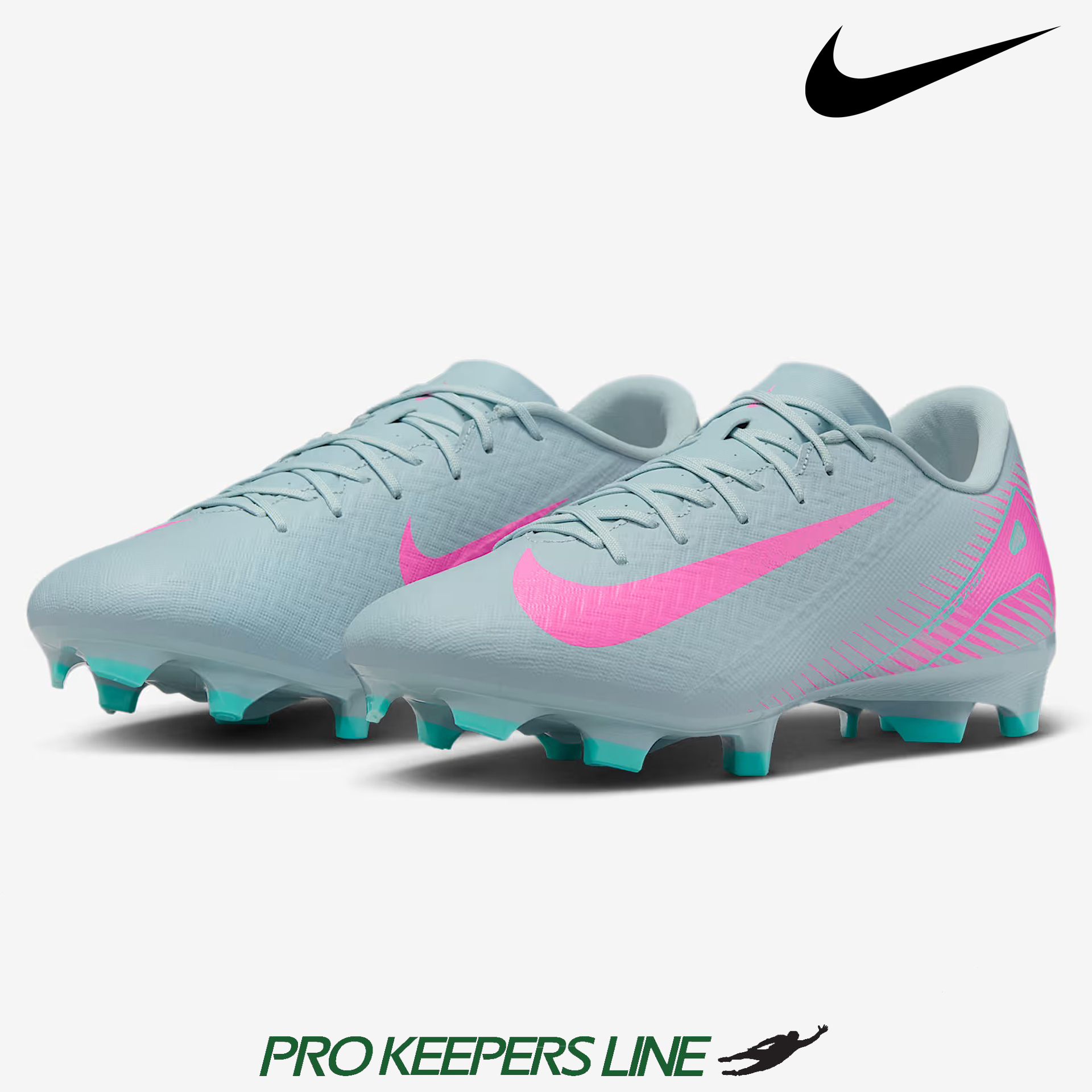 NIKE ZOOM VAPOR 16 ACADEMY FG/MG OCEAN CUBE/PINK BLAST