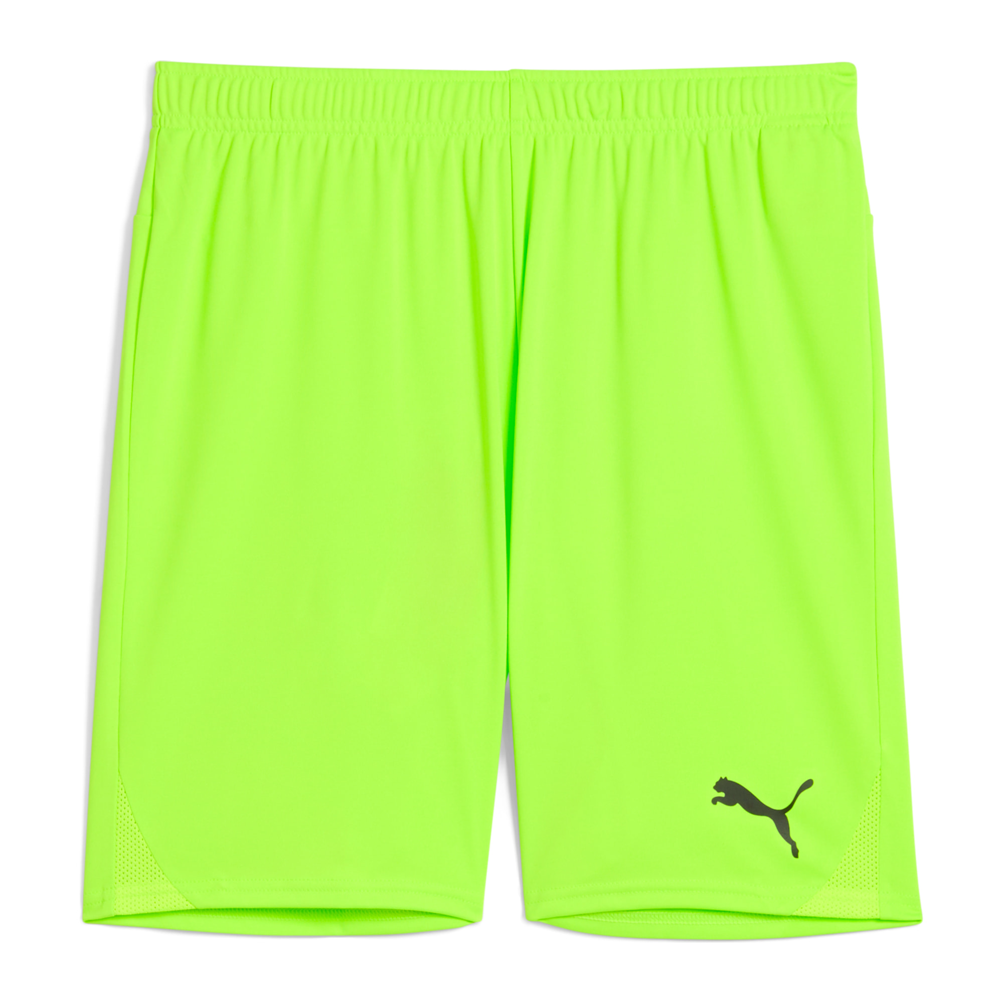 PUMA teamGOAL SHORTS GREEN GLARE-PUMA BLACK