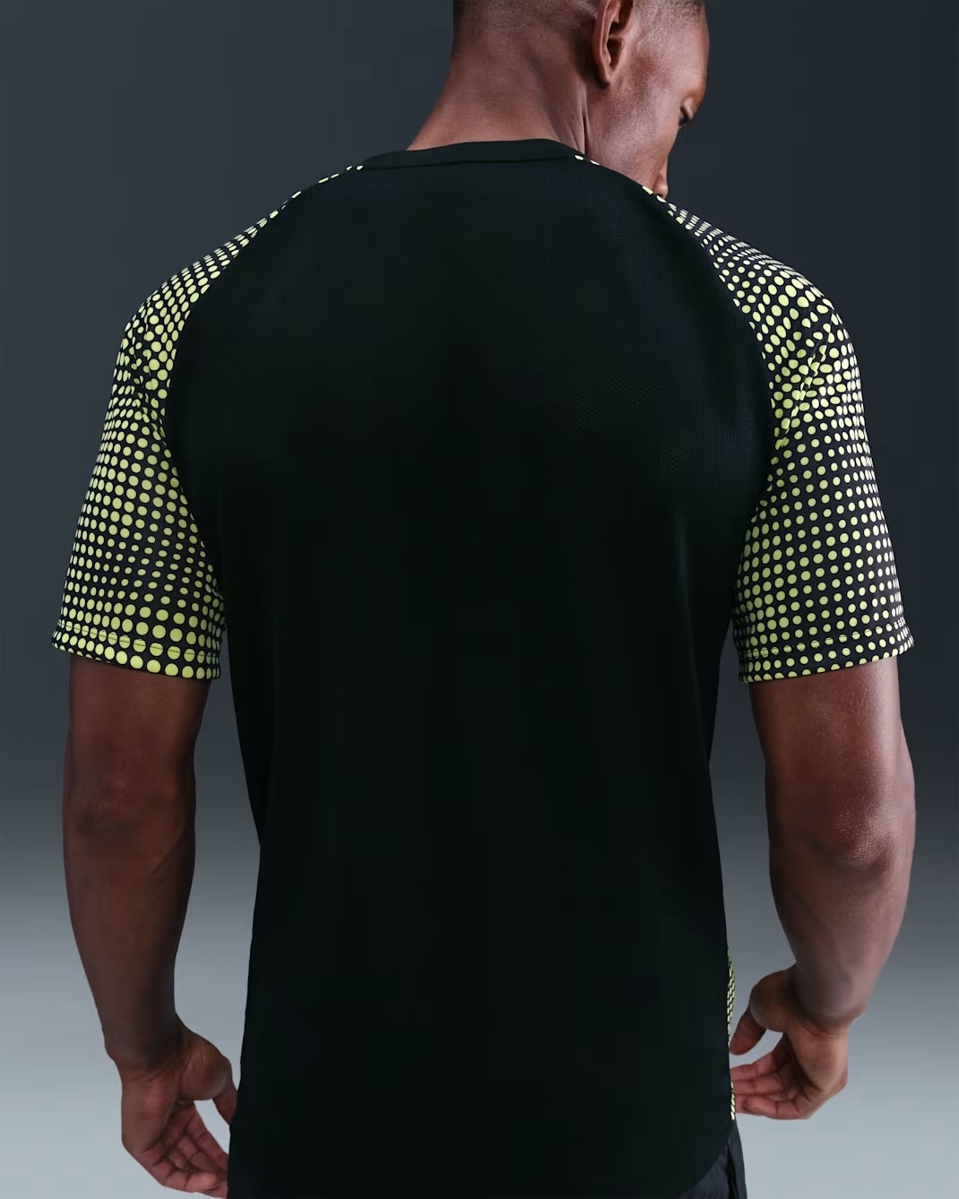 NIKE ACADEMY MEN DRI-FIT FOOTBALLSHIRT LIMELIGHT/BLACK/WHITE