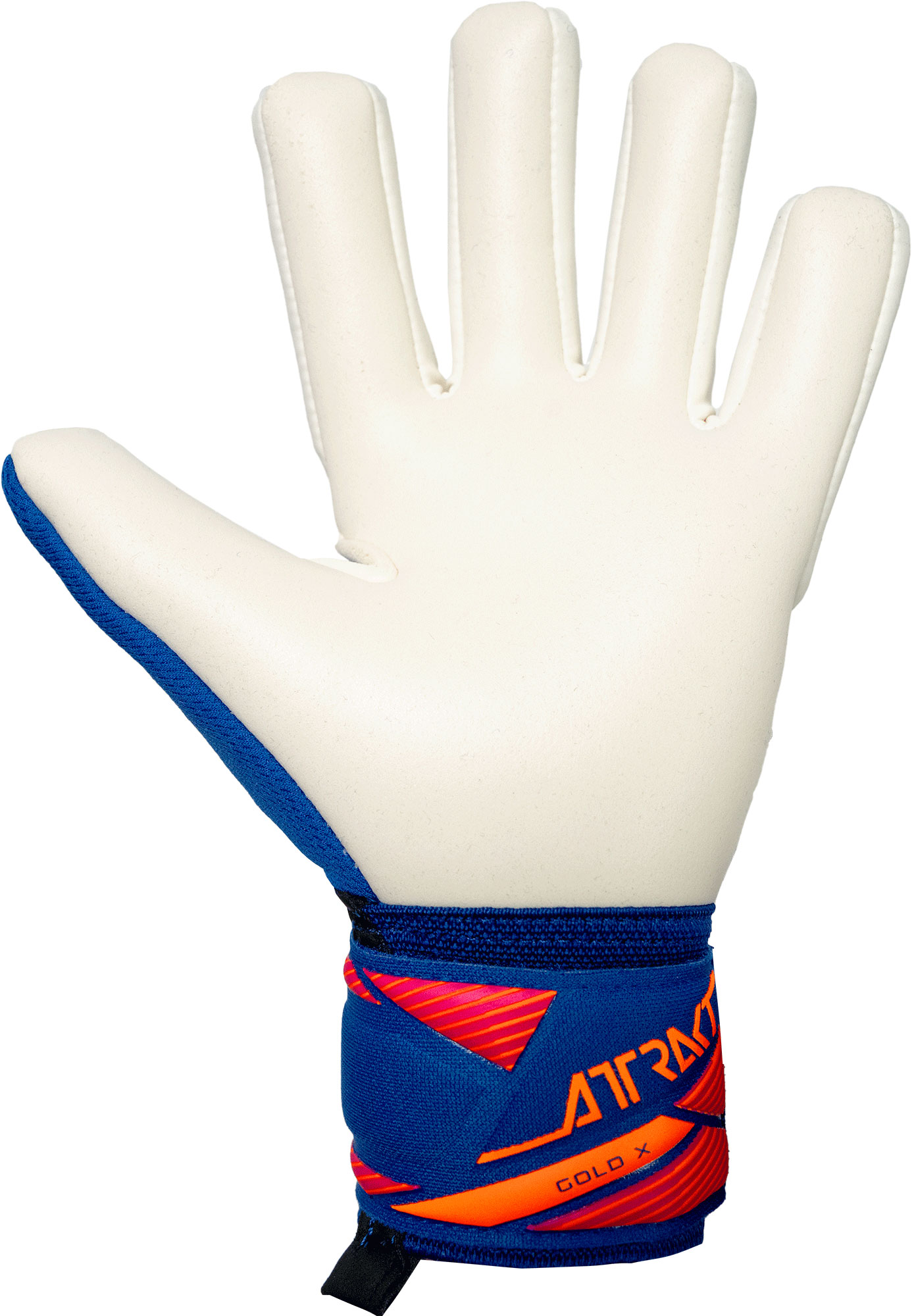 REUSCH ATTRAKT GOLD X NC JUNIOR SHARP BLUE / WHITE / SHOCKING ORANGE