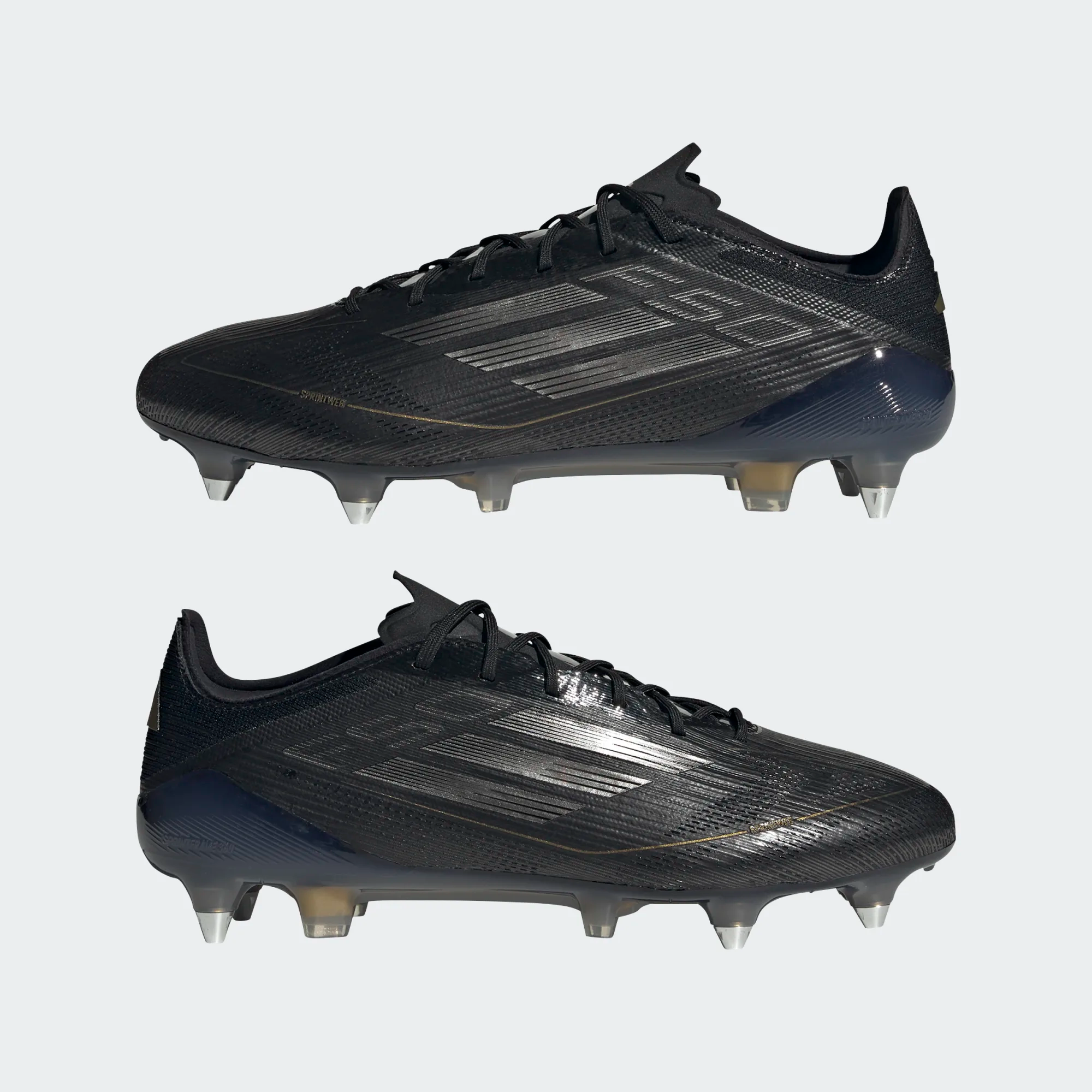 ADIDAS F50 ELITE SG BLACK/IRON METALLIC/GOLD METALLIC | UK