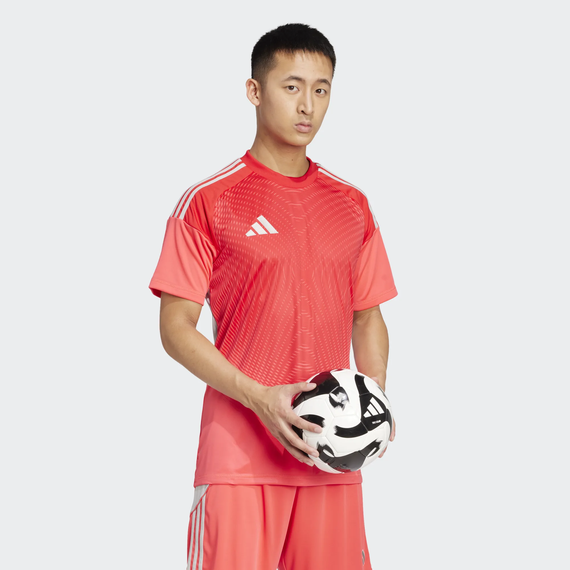 ADIDAS TIRO25 COMPETITION GK JERSEY SHORT SLEEVE SHOCK RED