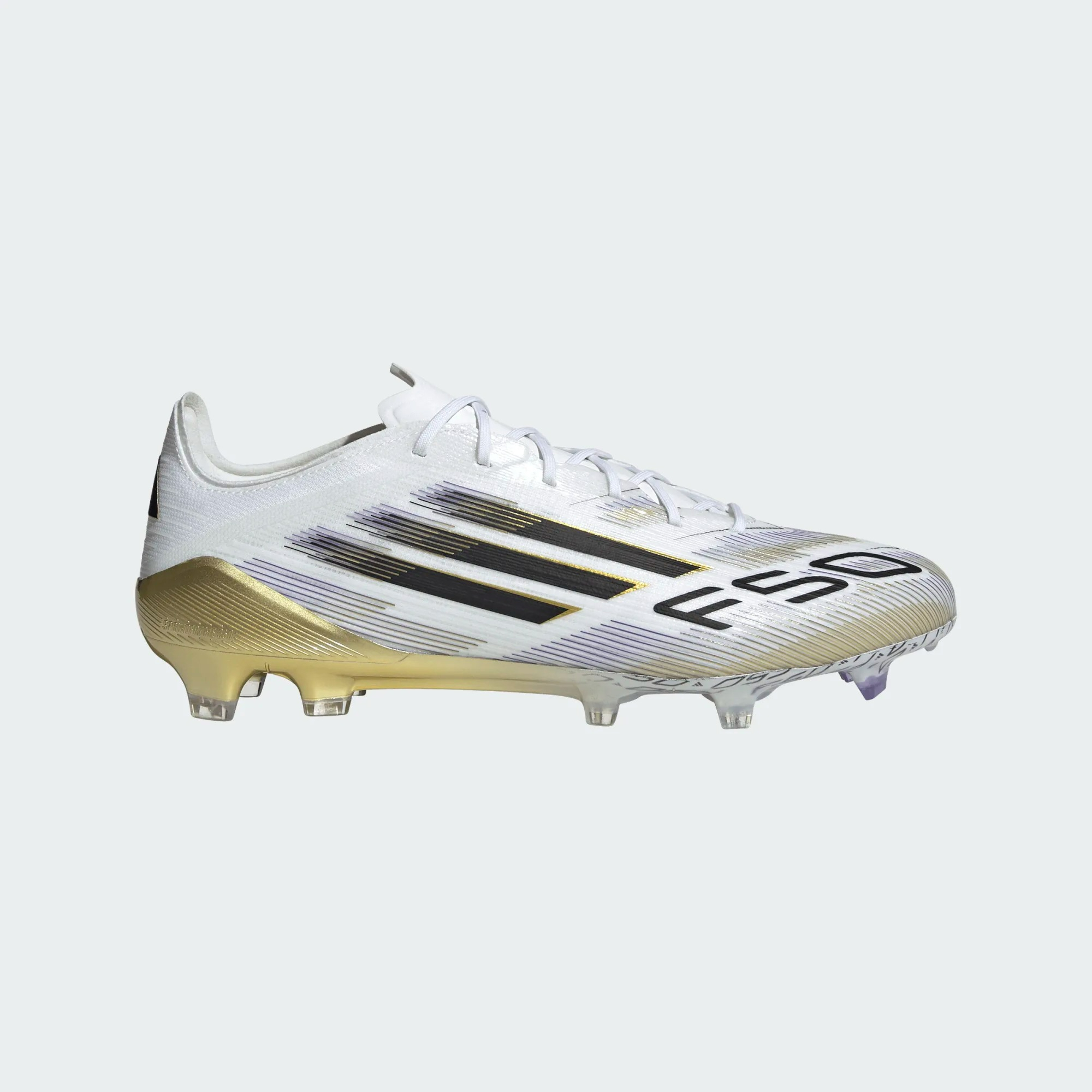 ADIDAS F50 ELITE FG WHITE/BLACK/GOLD METALLIC ADIDAS F50 ELITE FG WHITE/BLACK/GOLD METALLIC