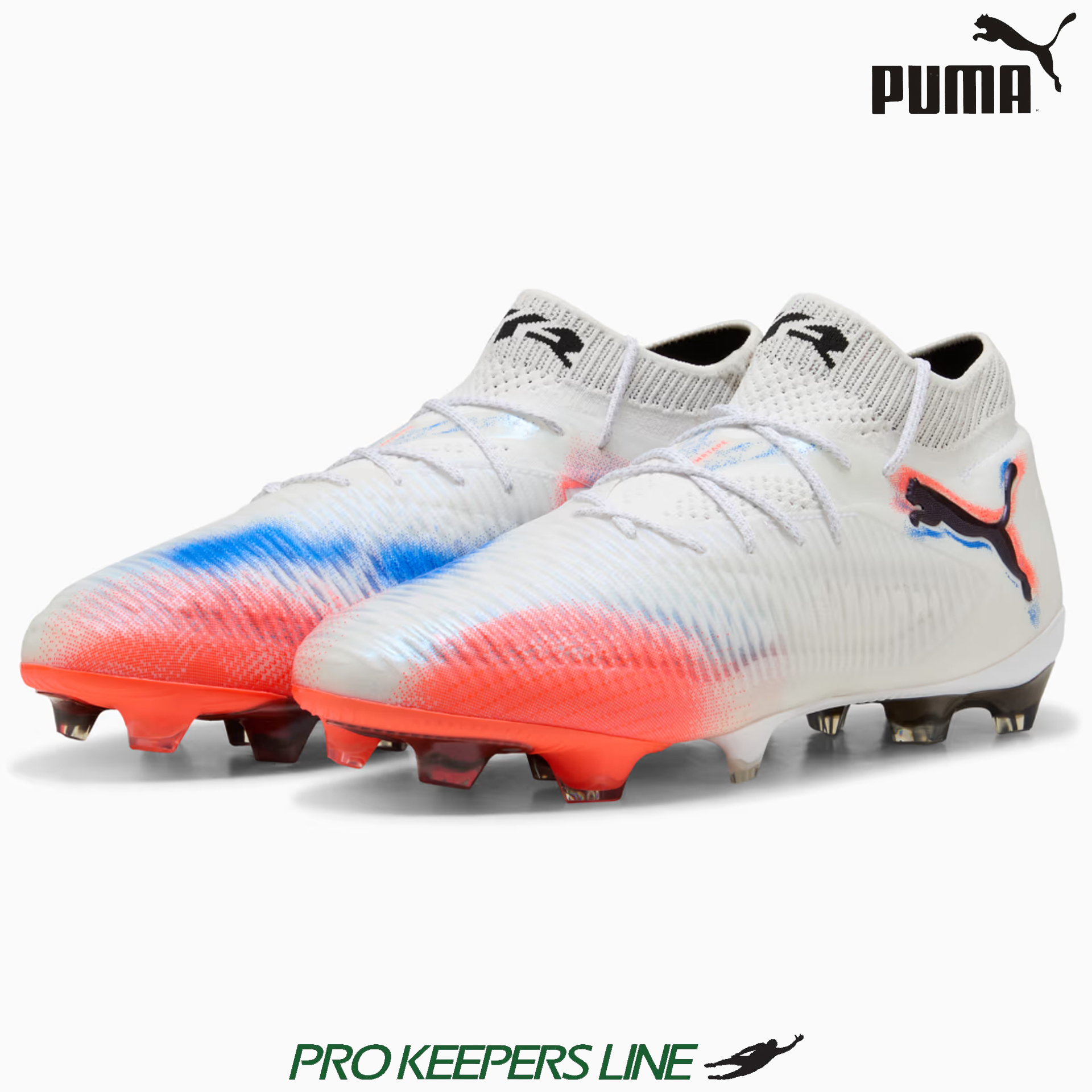 PUMA FUTURE 8 ULTIMATE FG PUMA WHITE-PUMA BLACK-GLOWING RED