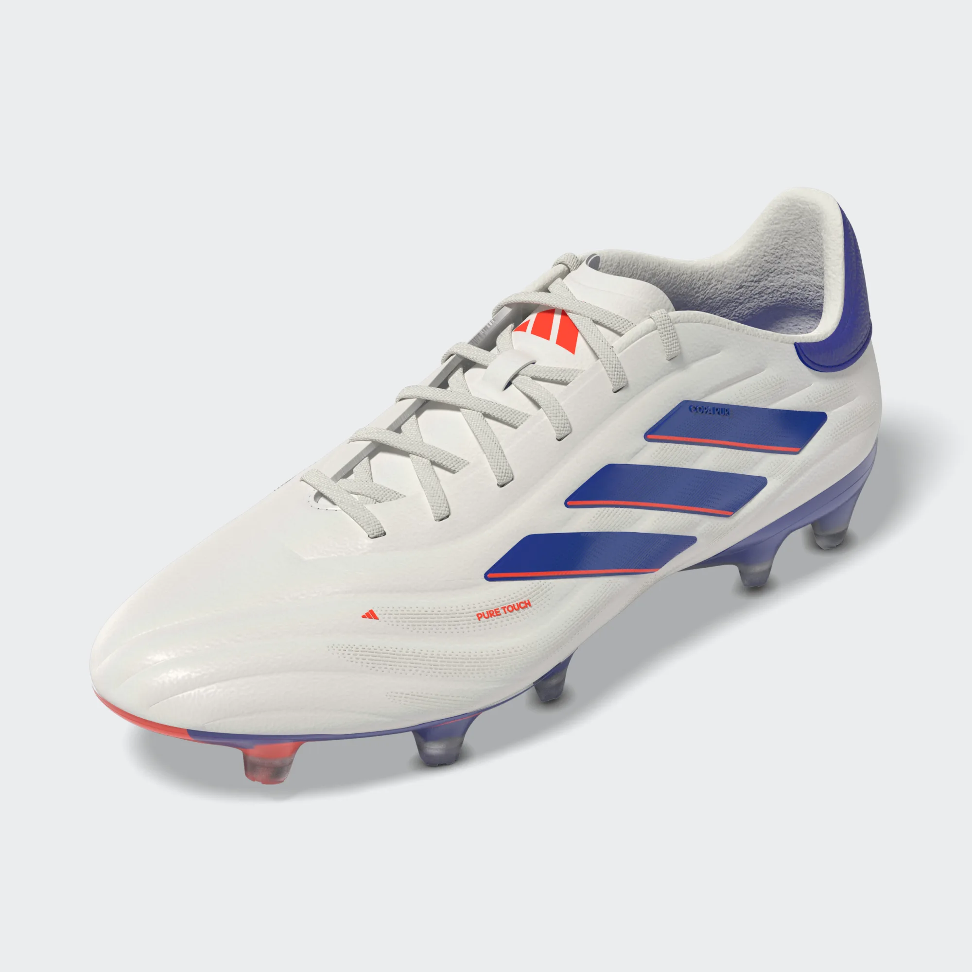 ADIDAS COPA PURE 2 ELITE FG WHITE/LUCID BLUE/SOLAR RED ADIDAS COPA PURE 2 ELITE FG WHITE/LUCID BLUE/SOLAR RED