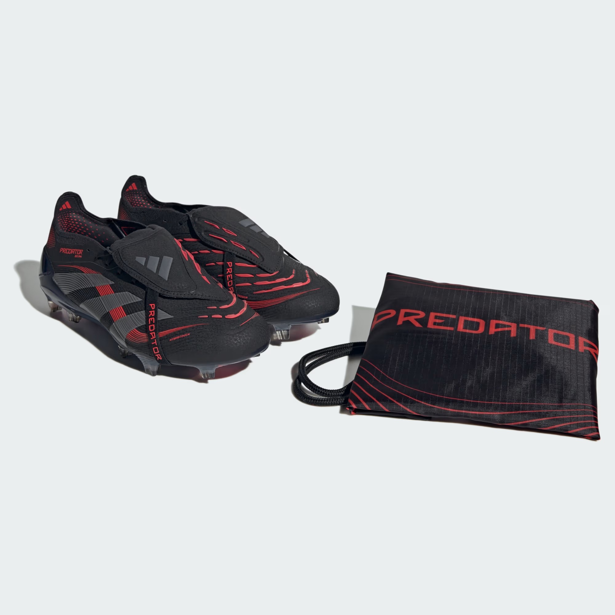 ADIDAS PREDATOR ELITE FT FG CORE BLACK/ GREY FOUR / LUCID RED