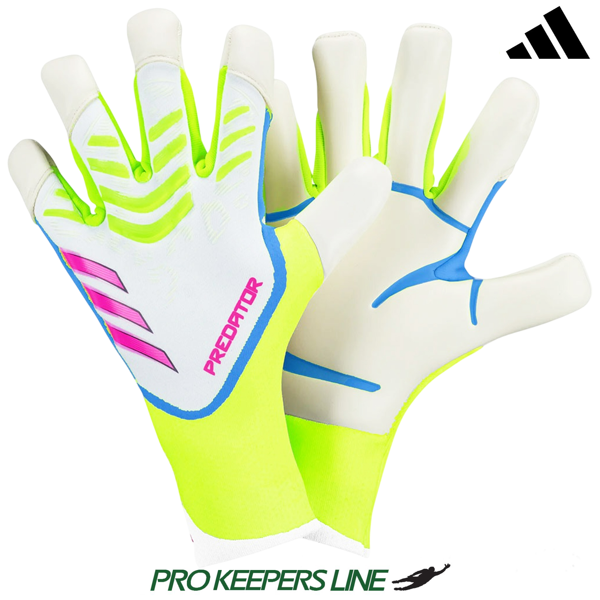 ADIDAS PREDATOR GL PRO HYBRID WHITE/LUCID LEMON/LUCID PINK
