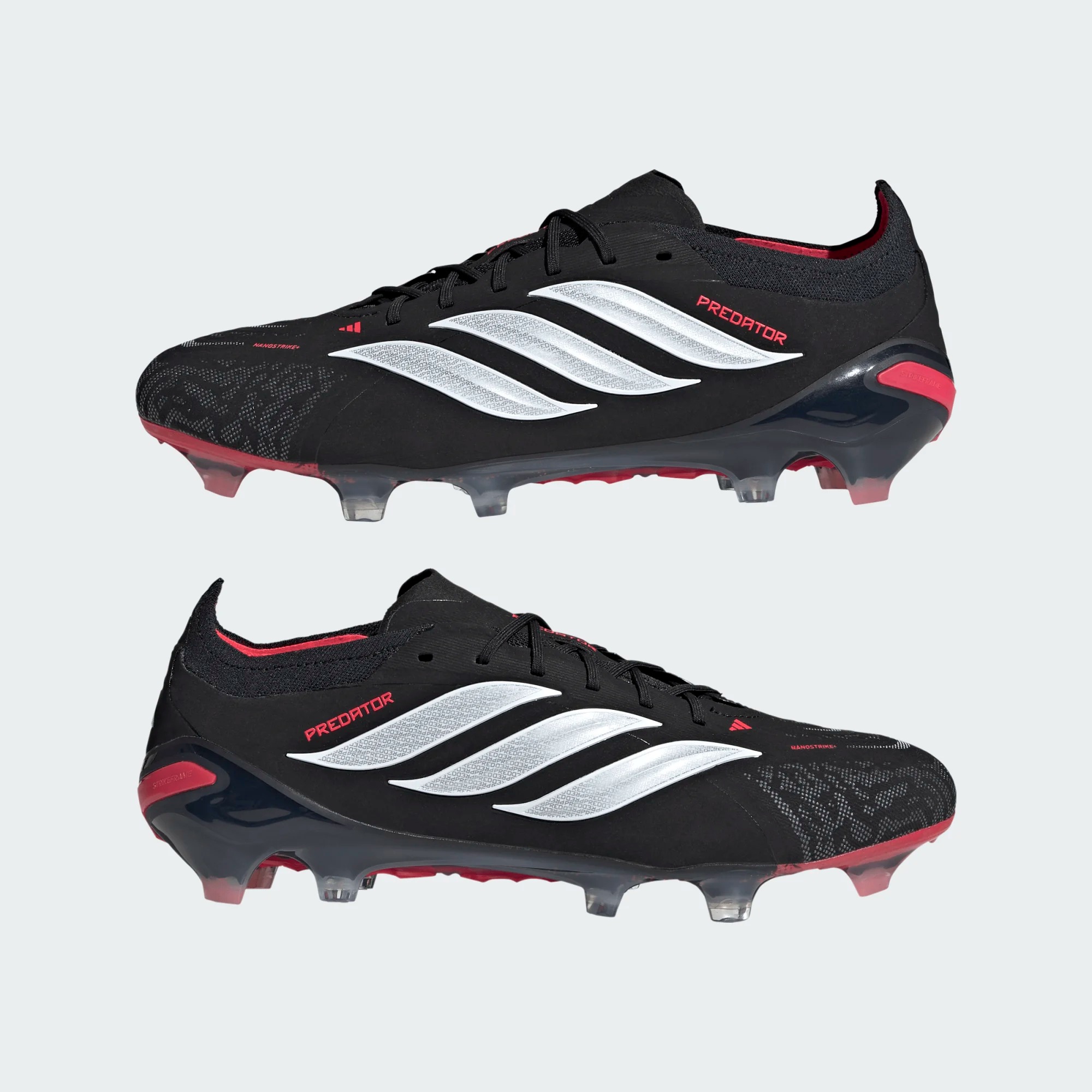 ADIDAS PREDATOR ELITE FG BLACK/WHITE/LUCID RED