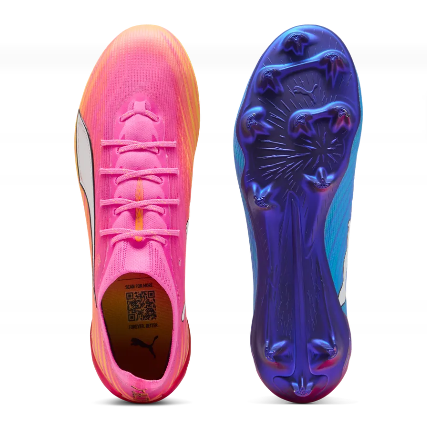 PUMA ULTRA 6 ULTIMATE FG POISON PINK-PUMA WHITE-SUN STREAM-BRIGHT AQUA