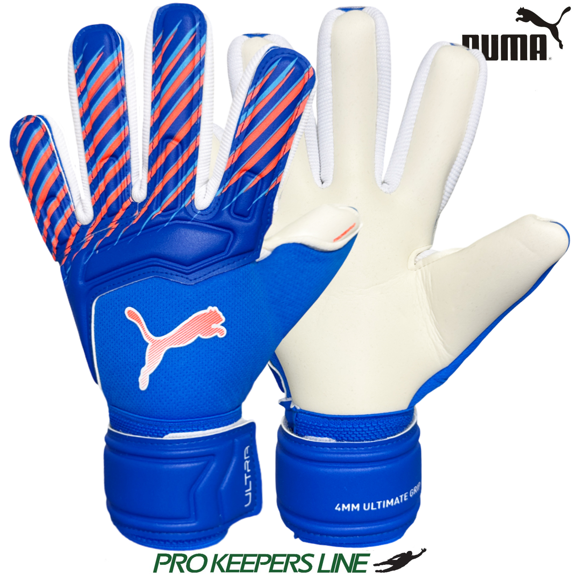 PUMA ULTRA PRO JUNIOR NC ULTRA BLUE-GLOWING RED