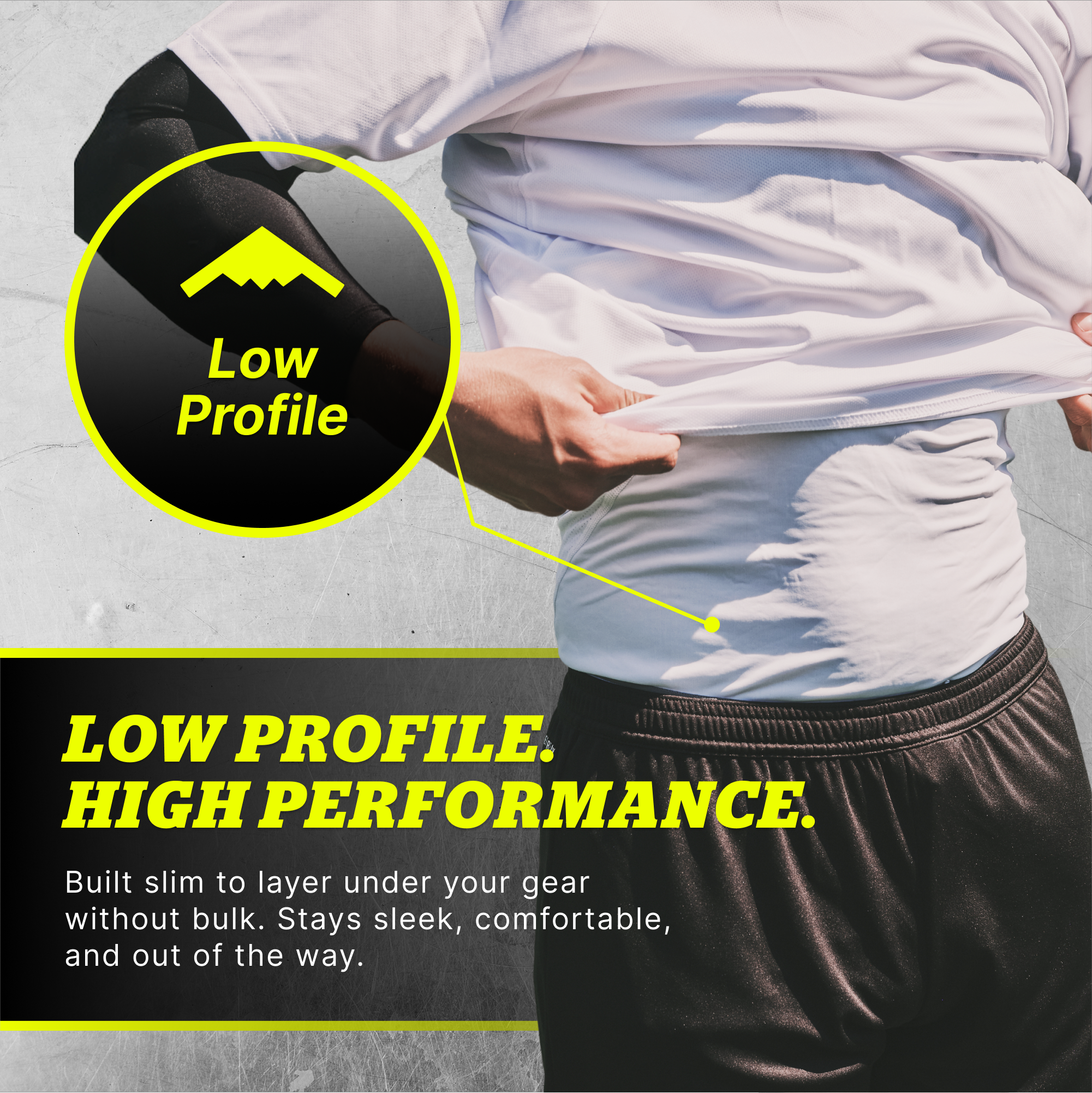 STORELLI BODYSHIELD SLEEVELESS UNDERSHIRT WHITE (PADDED) S