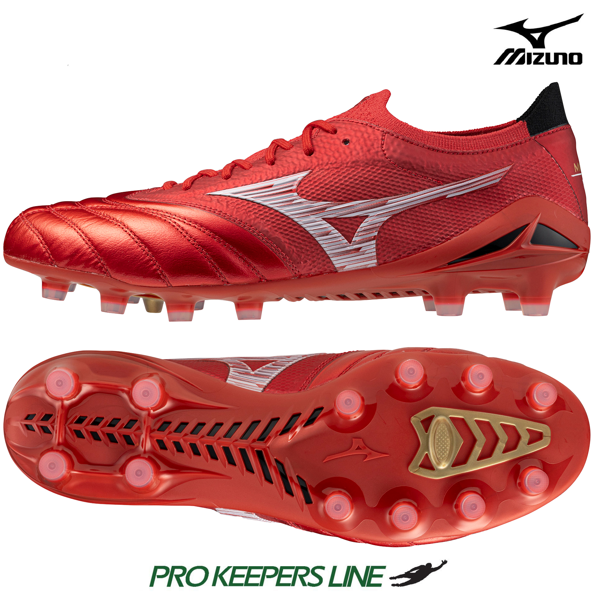 MIZUNO MORELIA NEO IV BETA JAPAN FG RED/WHITE