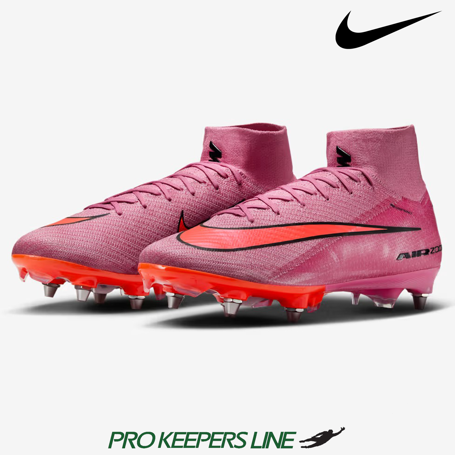 NIKE ZM SUPERFLY 10 ELITE SG-PRO MAGIC FLAMINGO/TOTAL CRIMSON