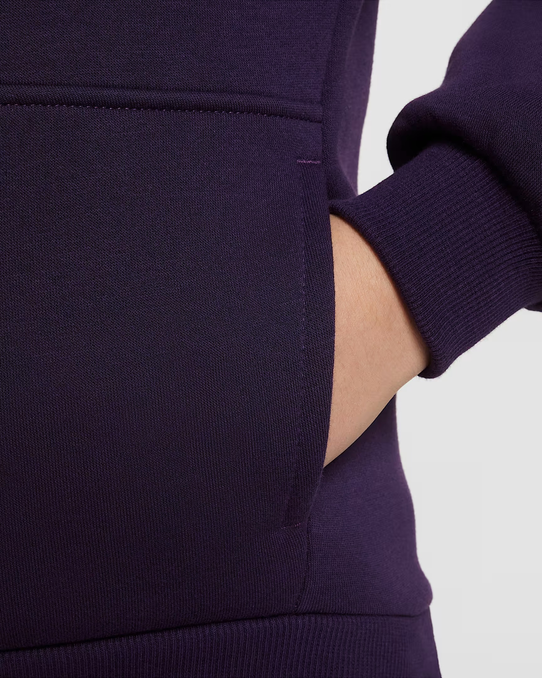 NIKE KM CLUB FLEECE JUNIOR HOODIE GRAND PURPLE
