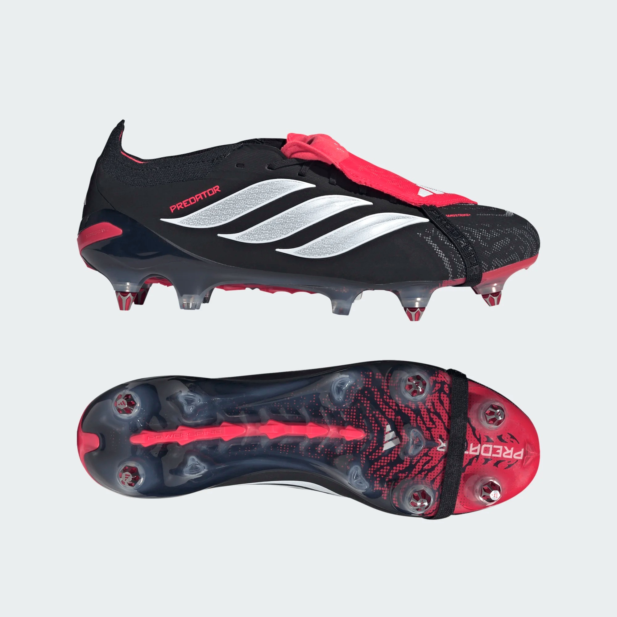 ADIDAS PREDATOR ELITE FT SG BLACK/WHITE/LUCID RED