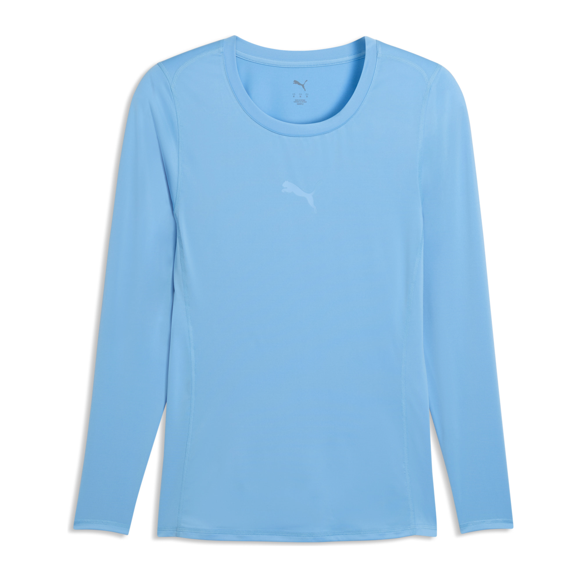 PUMA teamLIGA26 BASELAYER TEE LS TEAM LIGHT BLUE