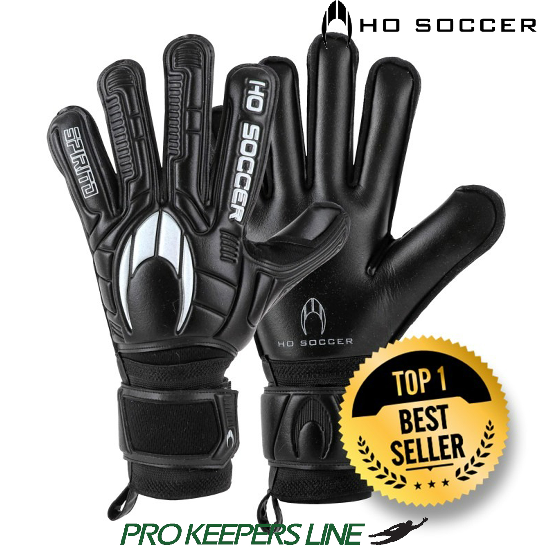 HO SOCCER SPIRITO BLACK FLAT