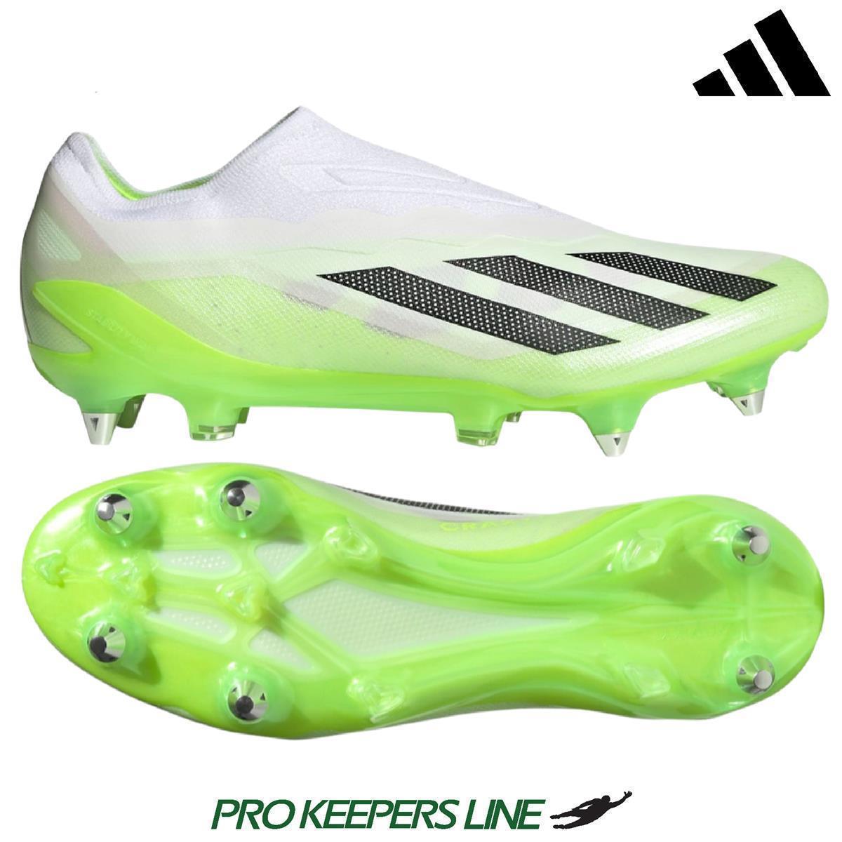 ADIDAS X CRAZYFAST.1 LL SG FOOTWEAR WHITE/CORE BLACK/LUCID LEMON