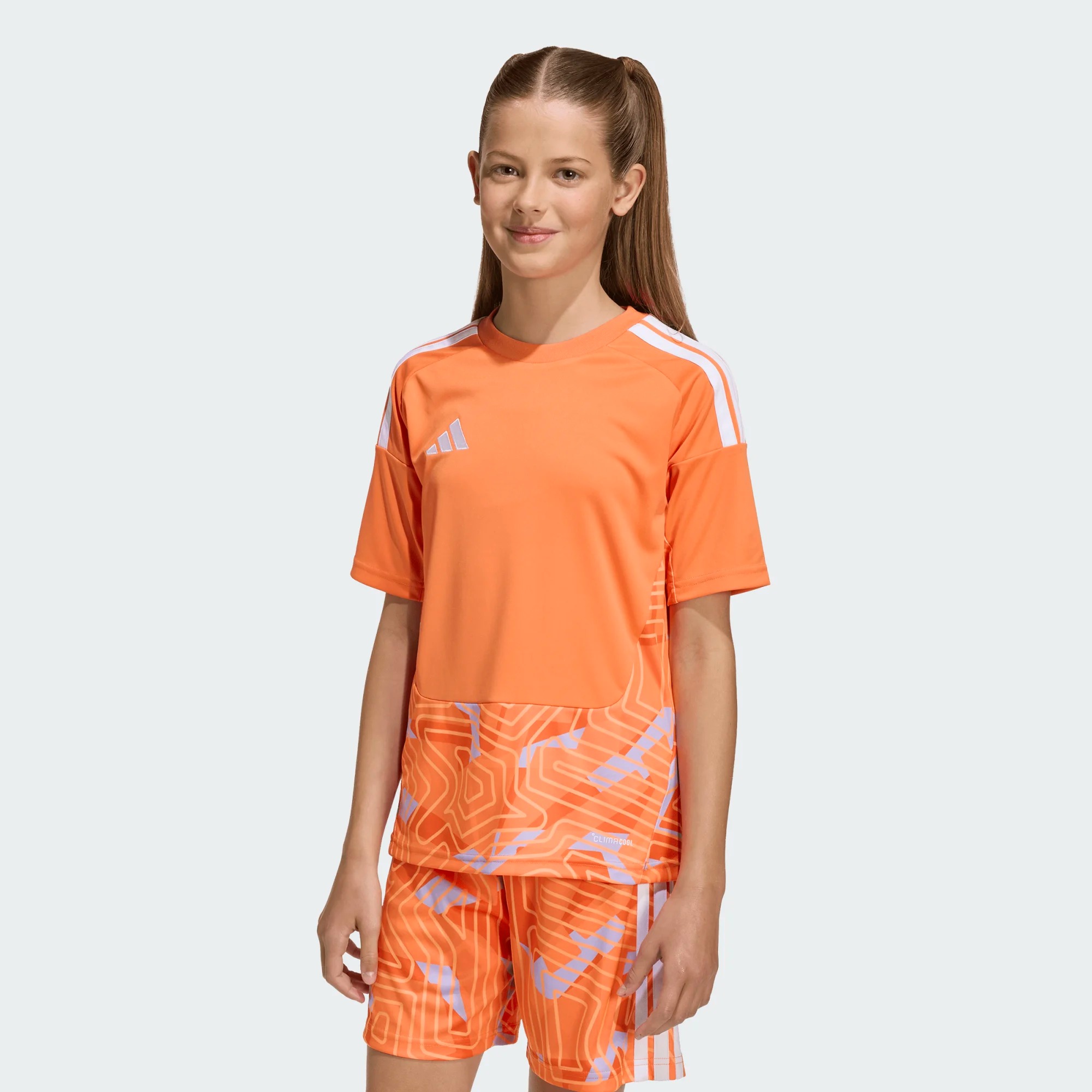 ADIDAS TIRO26 COMPETITION GK JERSEY SHORT SLEEVE TEAM SEMI SOLAR ORANGE JUNIOR