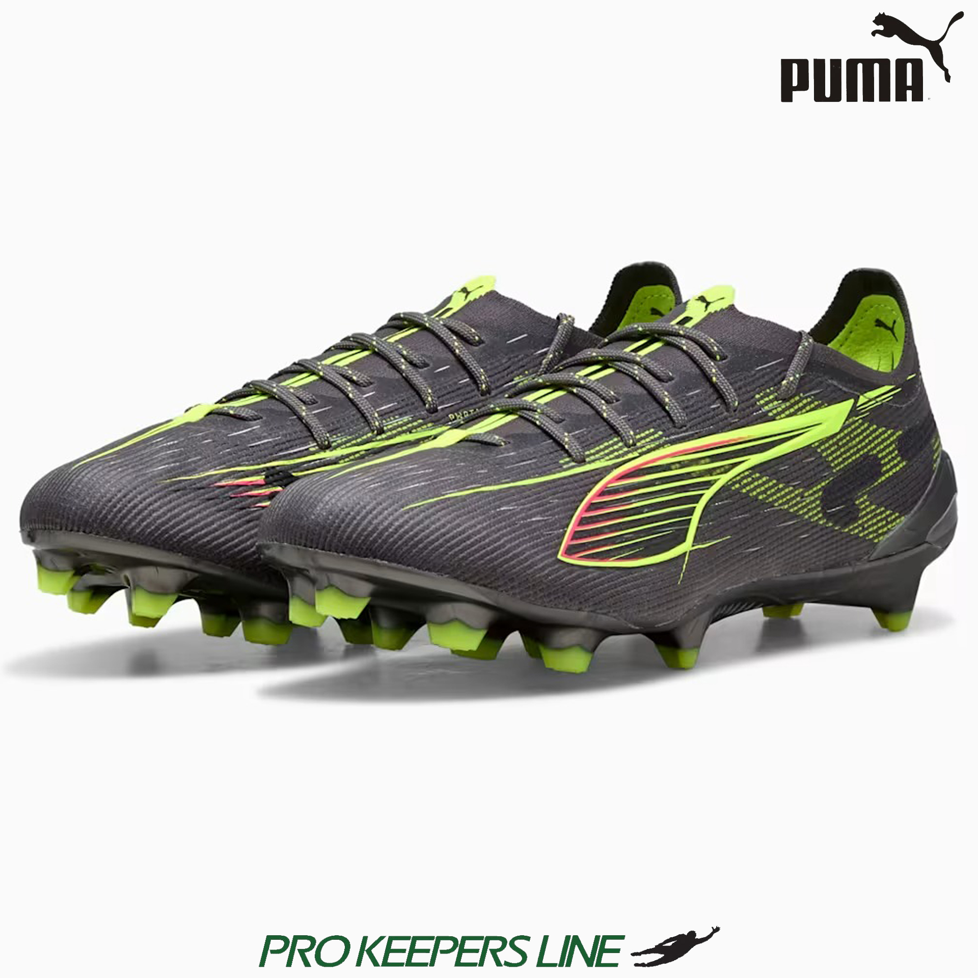PUMA ULTRA 5 ULTIMATE FG MATTE AGED SILVER-YELLOW ALERT-SUN STRUNCK