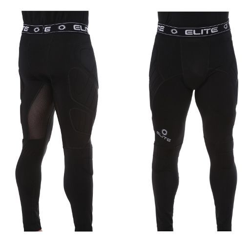 ELITE SPORT BODY SHIELD PADDED COMPRESSION LEGGINGS JUNIOR