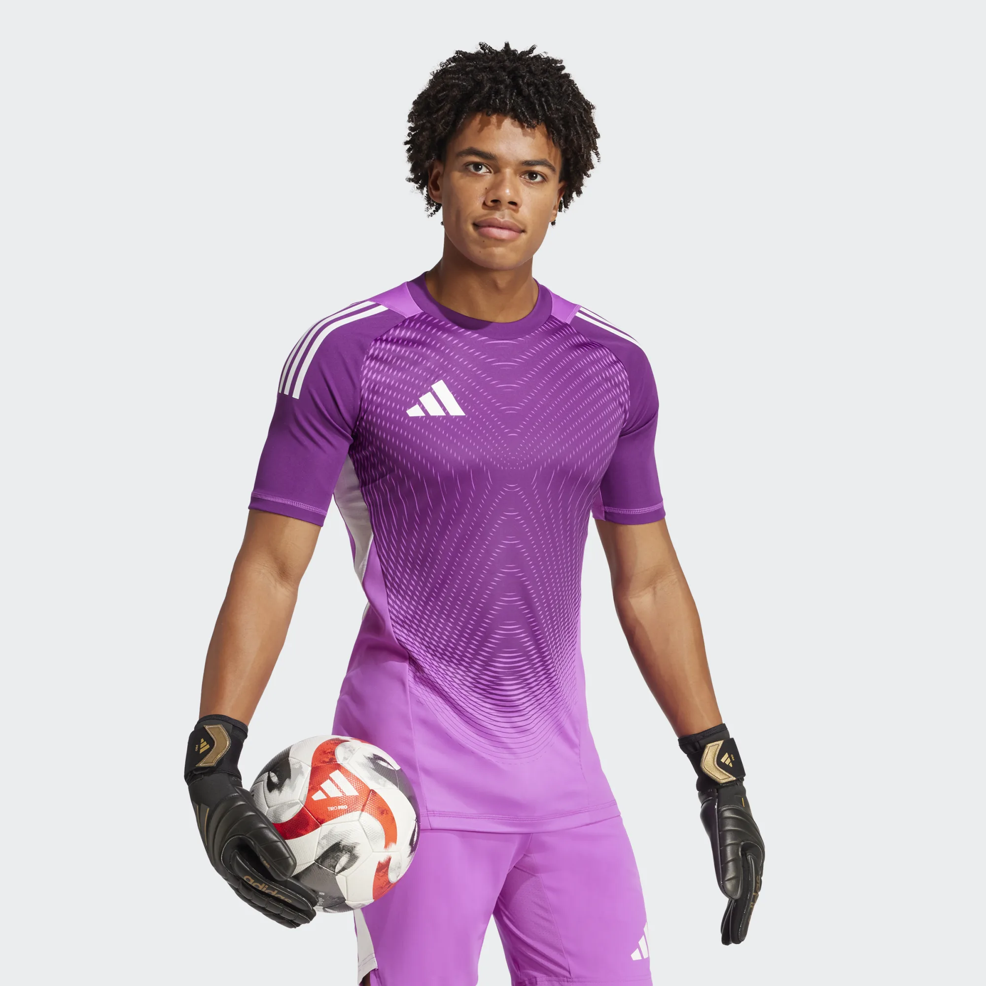 ADIDAS TIRO25 PRO GK JERSEY SHORT SLEEVE PURPLE BURST