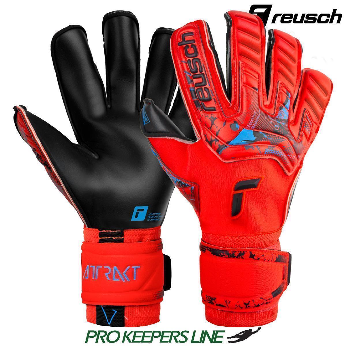 REUSCH ATTRAKT GOLD X EVOLUTION CUT BRIG RED/FUTR BLU/BLCK