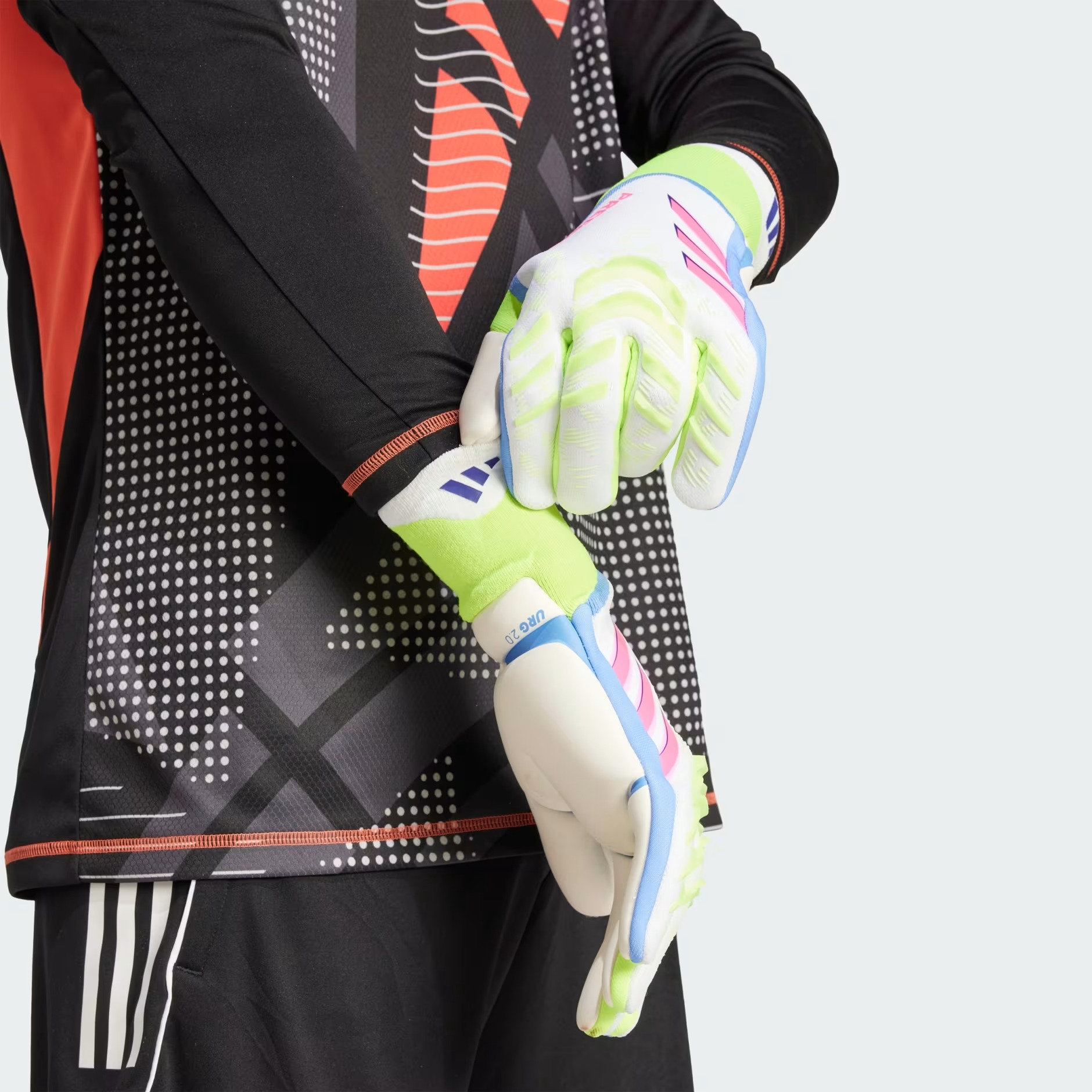 ADIDAS PREDATOR GL PRO WHITE/LUCID LEMON/LUCID PINK