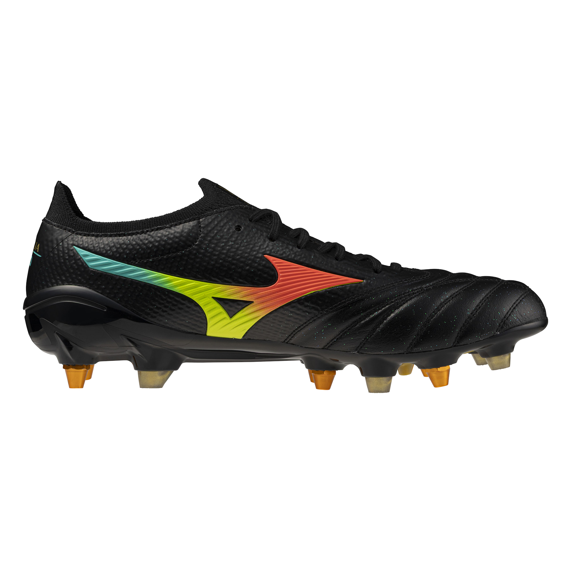 MIZUNO MORELIA NEO V BETA JAPAN MIX BLACK/LAVA ORANGE/ARCADIA