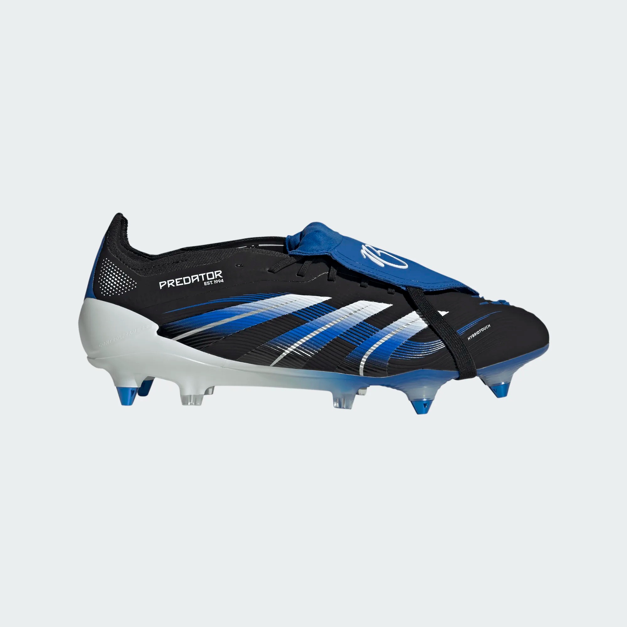 ADIDAS PREDATOR ELITE FT SG JB BLACK/WHITE/GLOW BLUE
