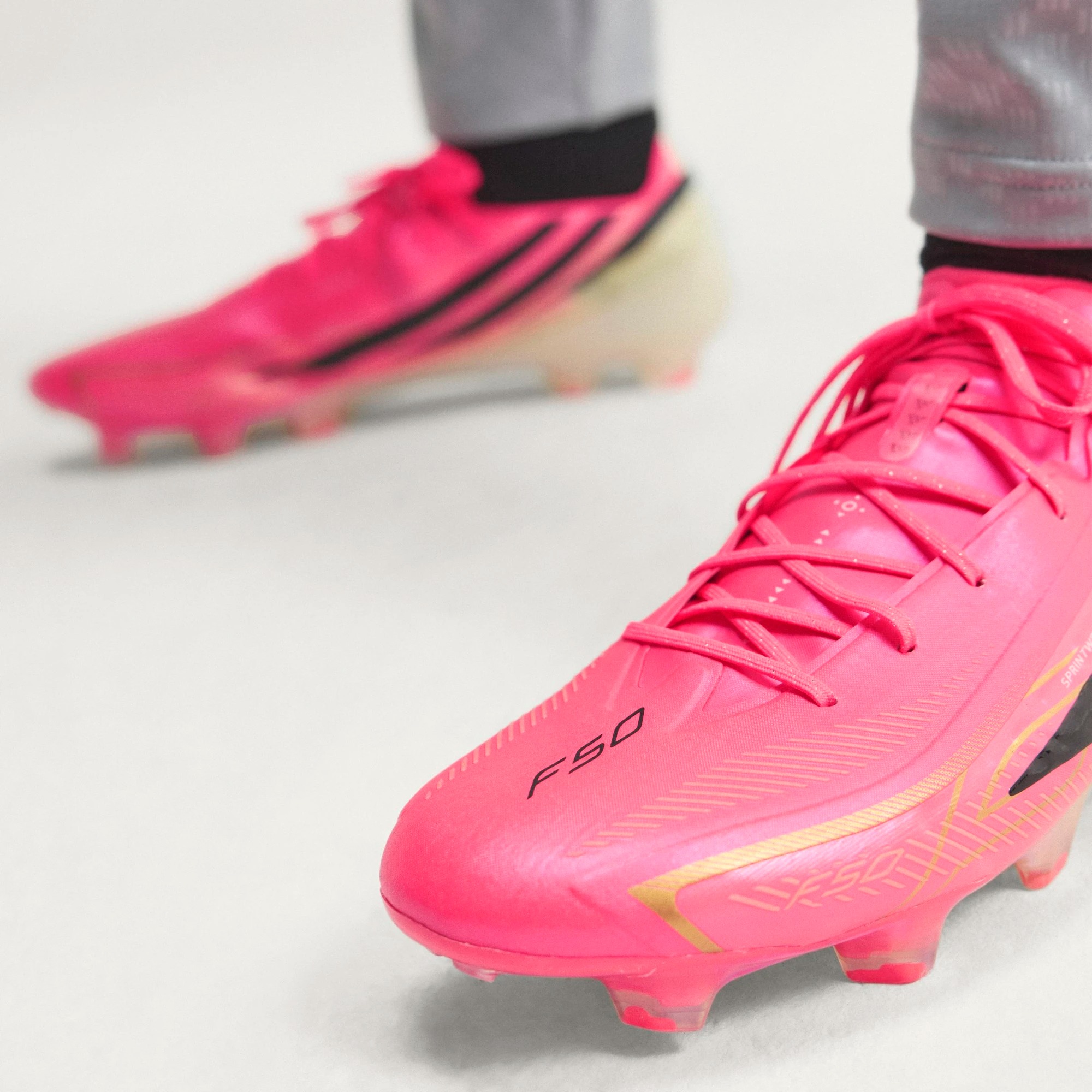 ADIDAS F50 HYPERFAST ELITE FG SOLAR TURQUOISE/BLACK/GOLD METALLIC
