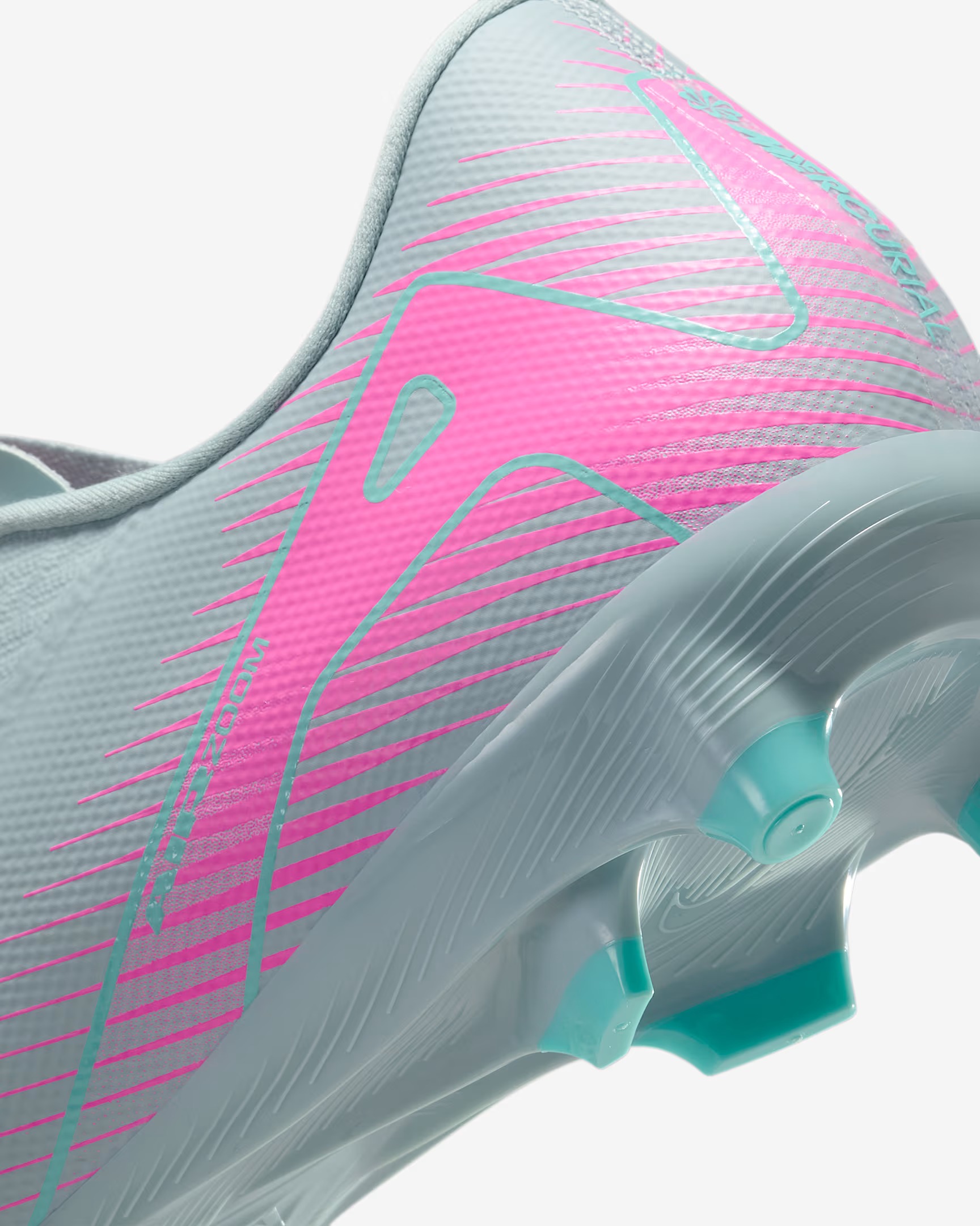 NIKE ZOOM VAPOR 16 ACADEMY FG/MG OCEAN CUBE/PINK BLAST