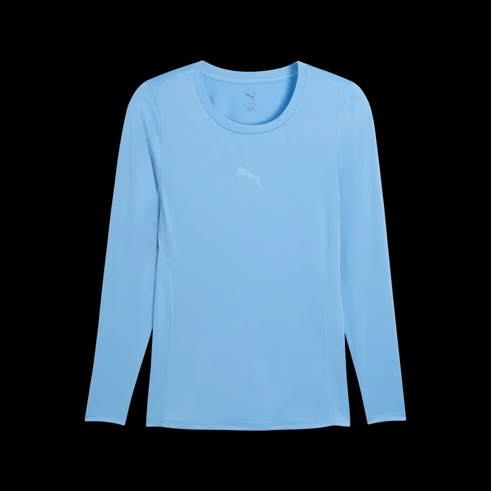 PUMA teamLIGA26 BASELAYER TEE LS TEAM LIGHT BLUE
