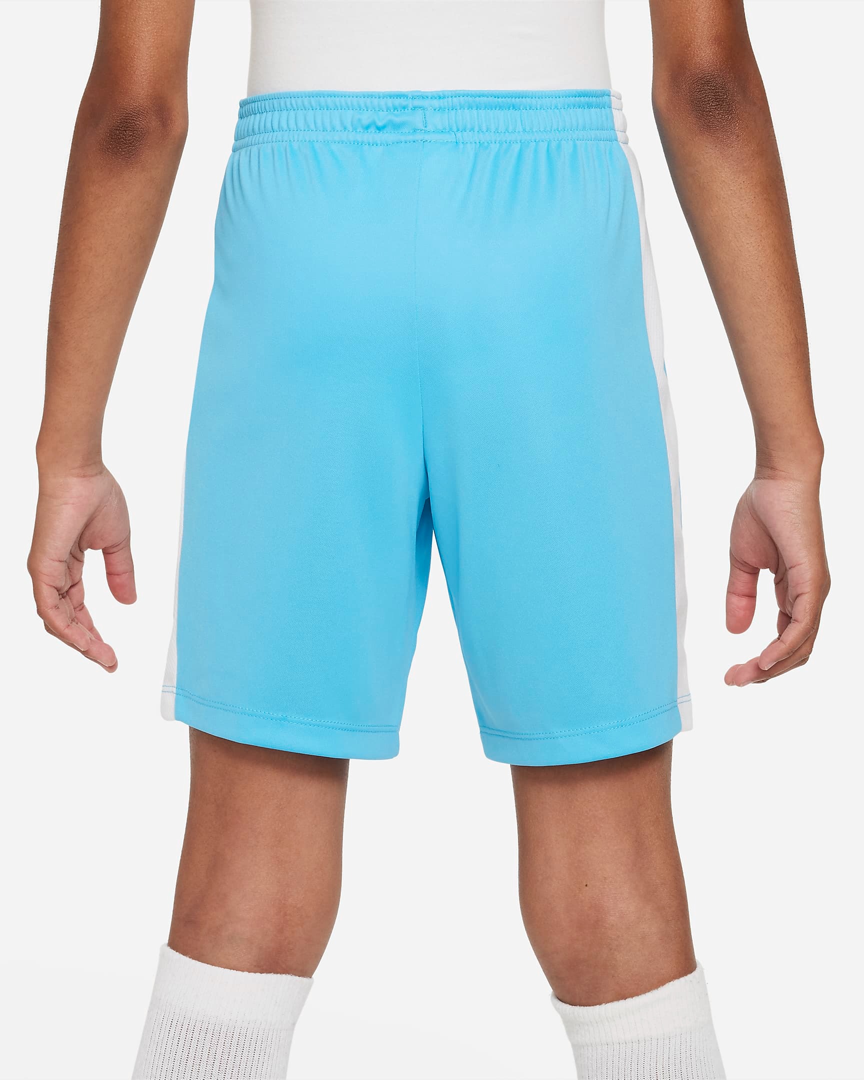 NIKE KM DRI-FIT T-SHORT JUNIOR BALTIC BLUE/WHITE NIKE KM DRI-FIT T-SHORT JUNIOR BALTIC BLUE/WHITE