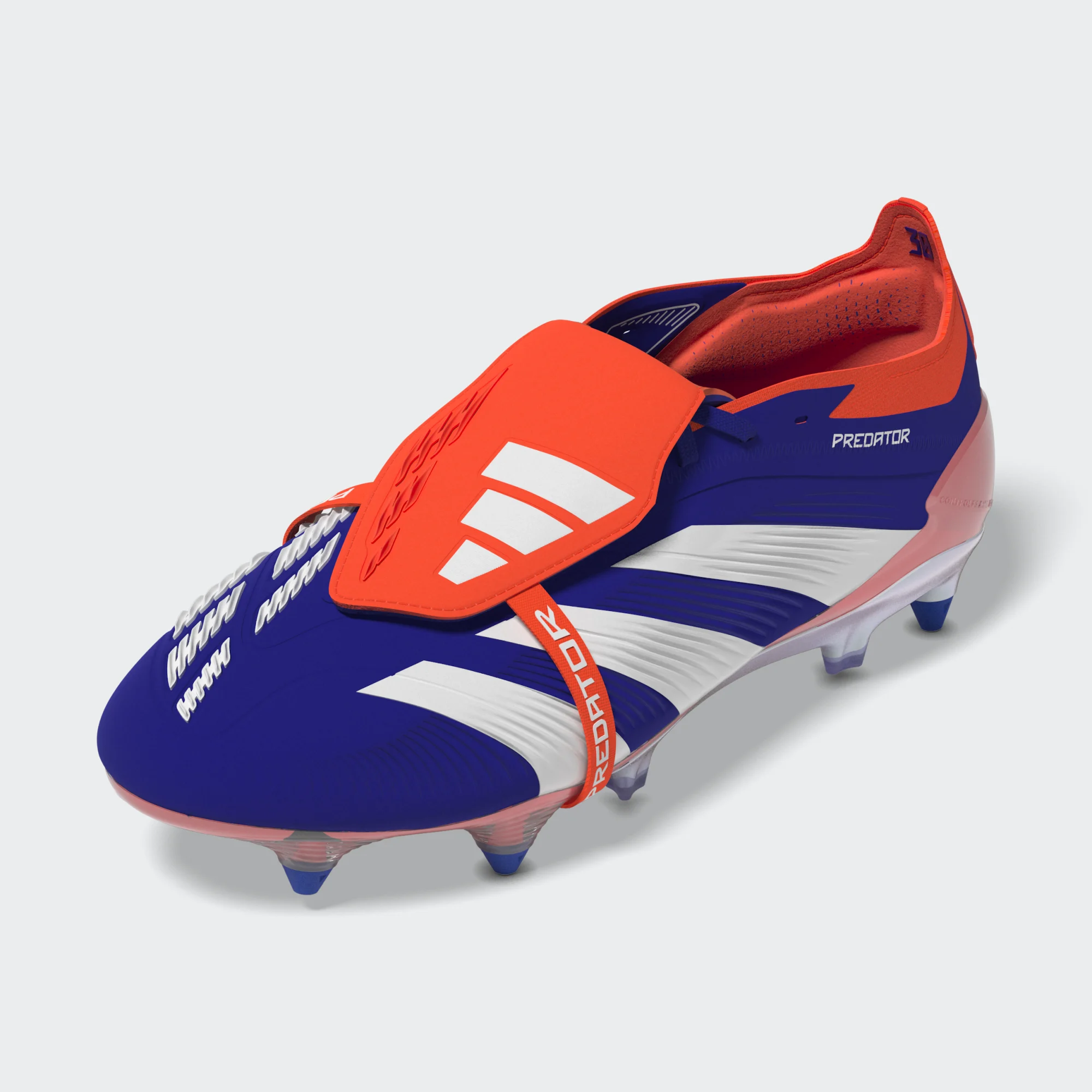 ADIDAS PREDATOR ELITE FT SG LUCID BLUE/WHITE/SOLAR RED | UK 7 (US ADIDAS PREDATOR ELITE FT SG LUCID BLUE/WHITE/SOLAR RED | UK 7 (US
