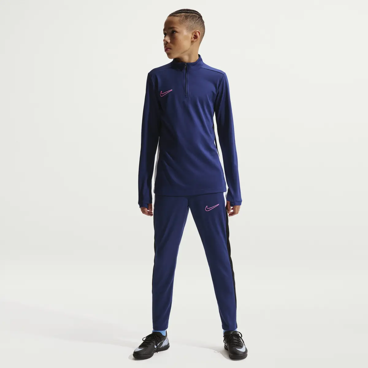 NIKE DRI-FIT ACADEMY23 DRILL TOP JUNIOR CLASSIC BLUE