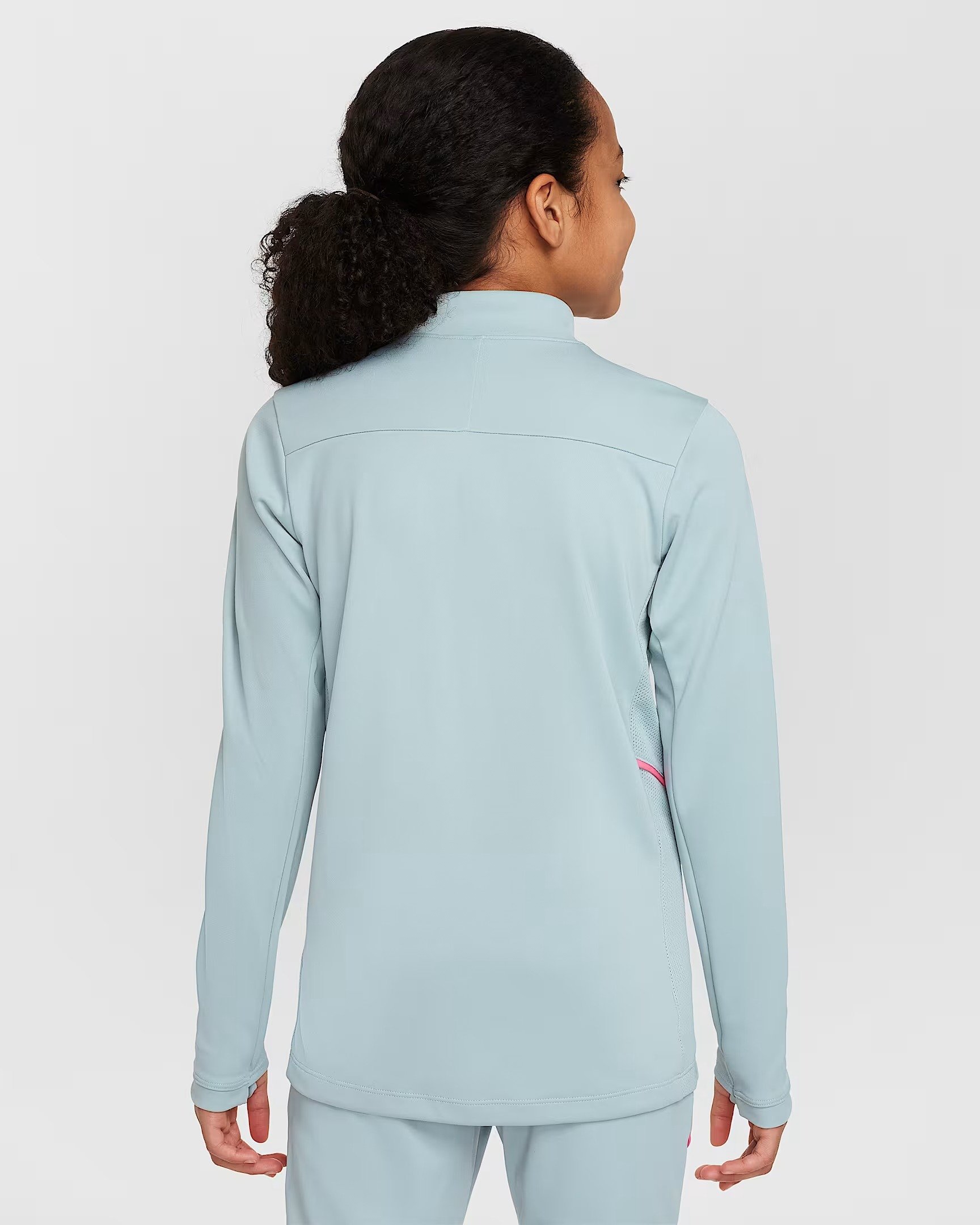 NIKE DRI-FIT ACADEMY23 DRILL TOP JUNIOR OCEAN CUBE/HYPER PINK 140