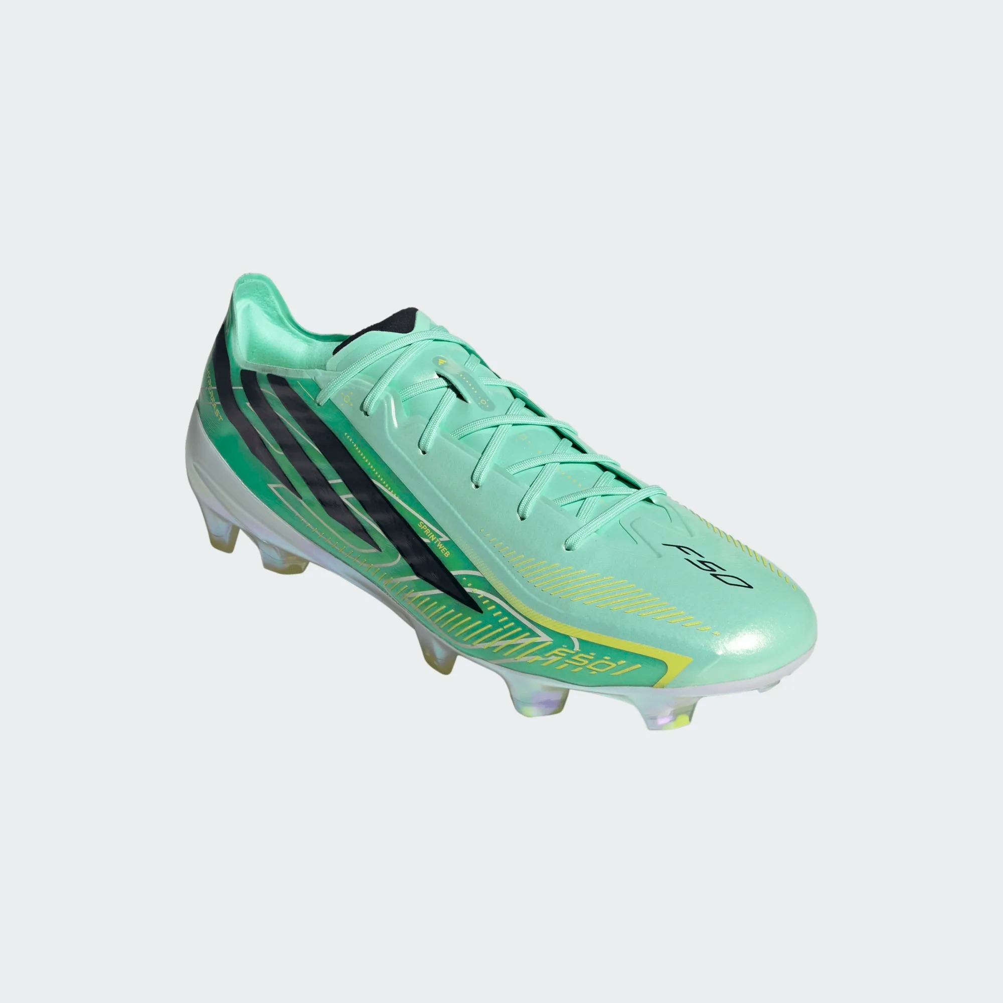 ADIDAS F50 HYPERFAST ELITE FG PULSE MINT/BLACK/SOLAR LEMON