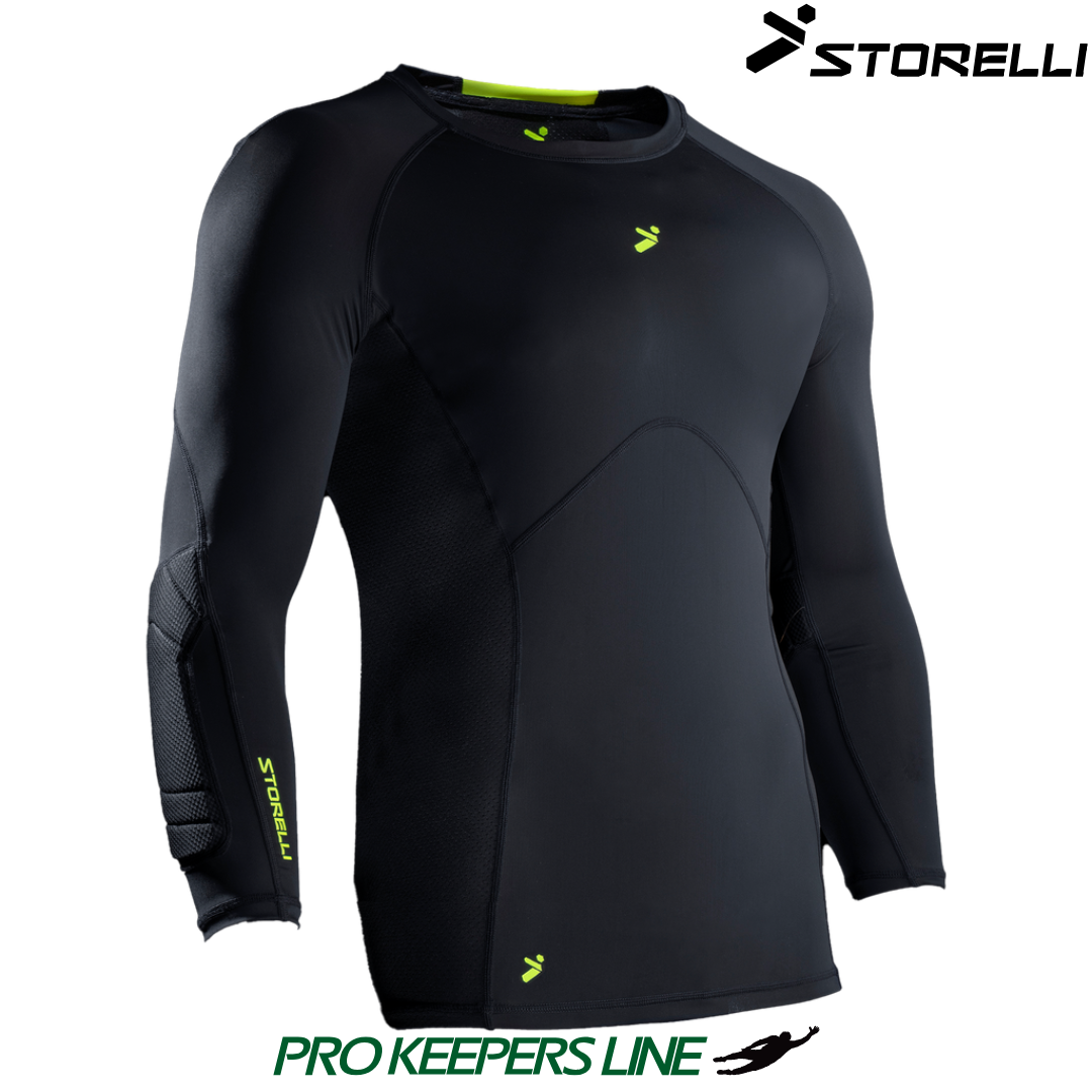 STORELLI BODYSHIELD GOALKEEPER LIGHT MATCHDAY 3/4 UNDERSHIRT (PADDED)